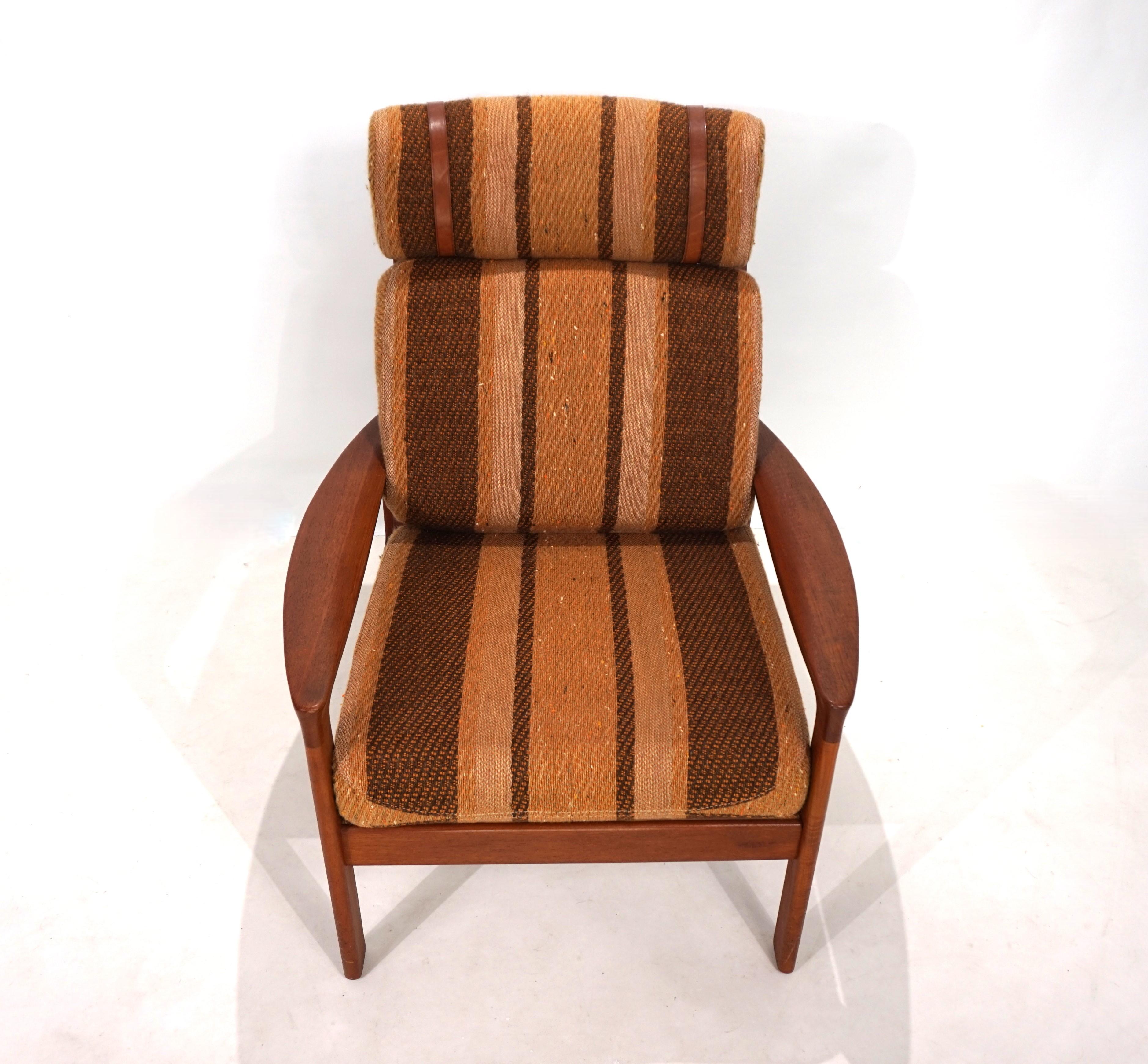 Sillón Komfort de teca de Arne Wahl Iversen, 1960 en venta 4
