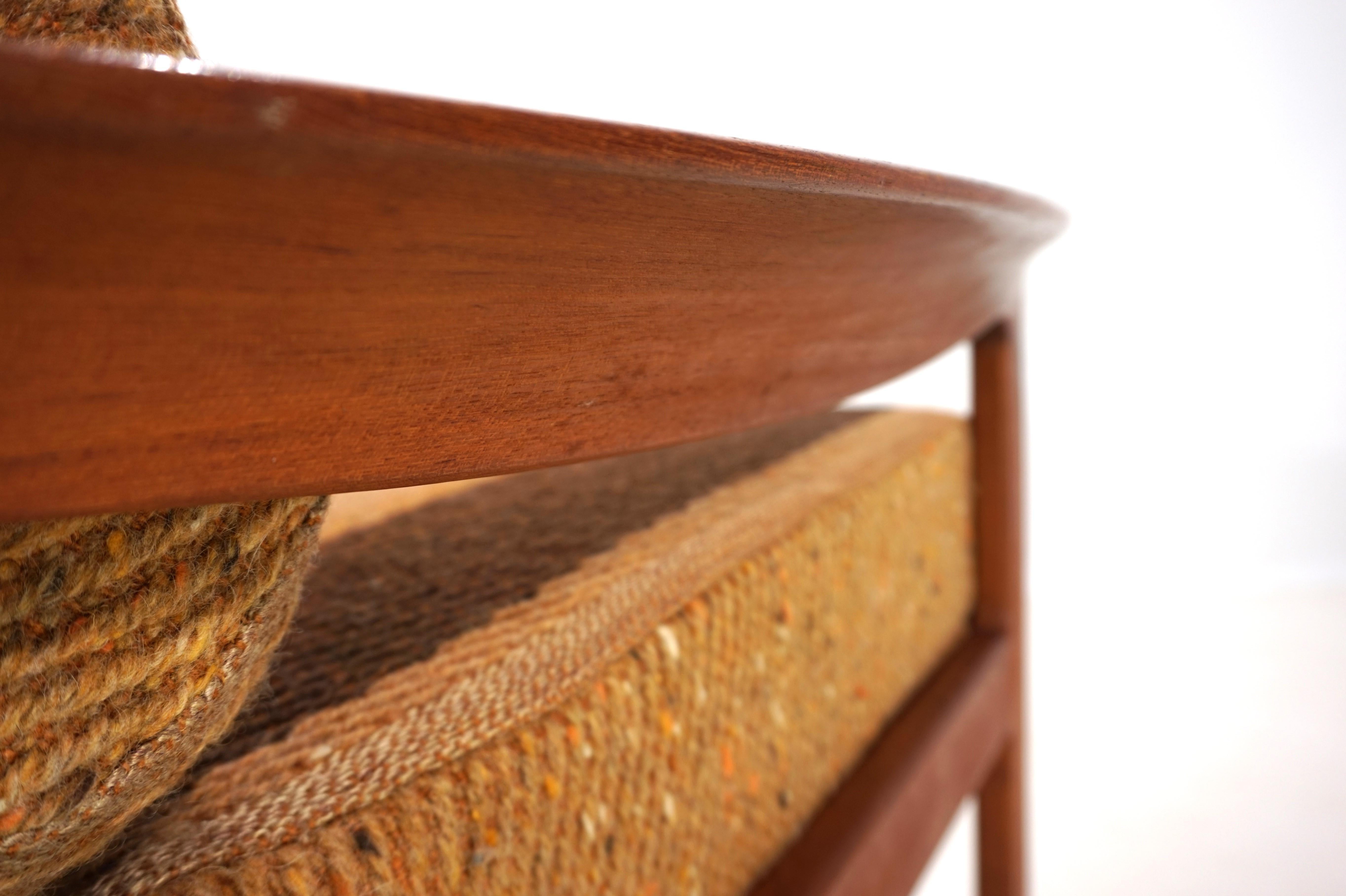 Sillón Komfort de teca de Arne Wahl Iversen, 1960 en venta 7