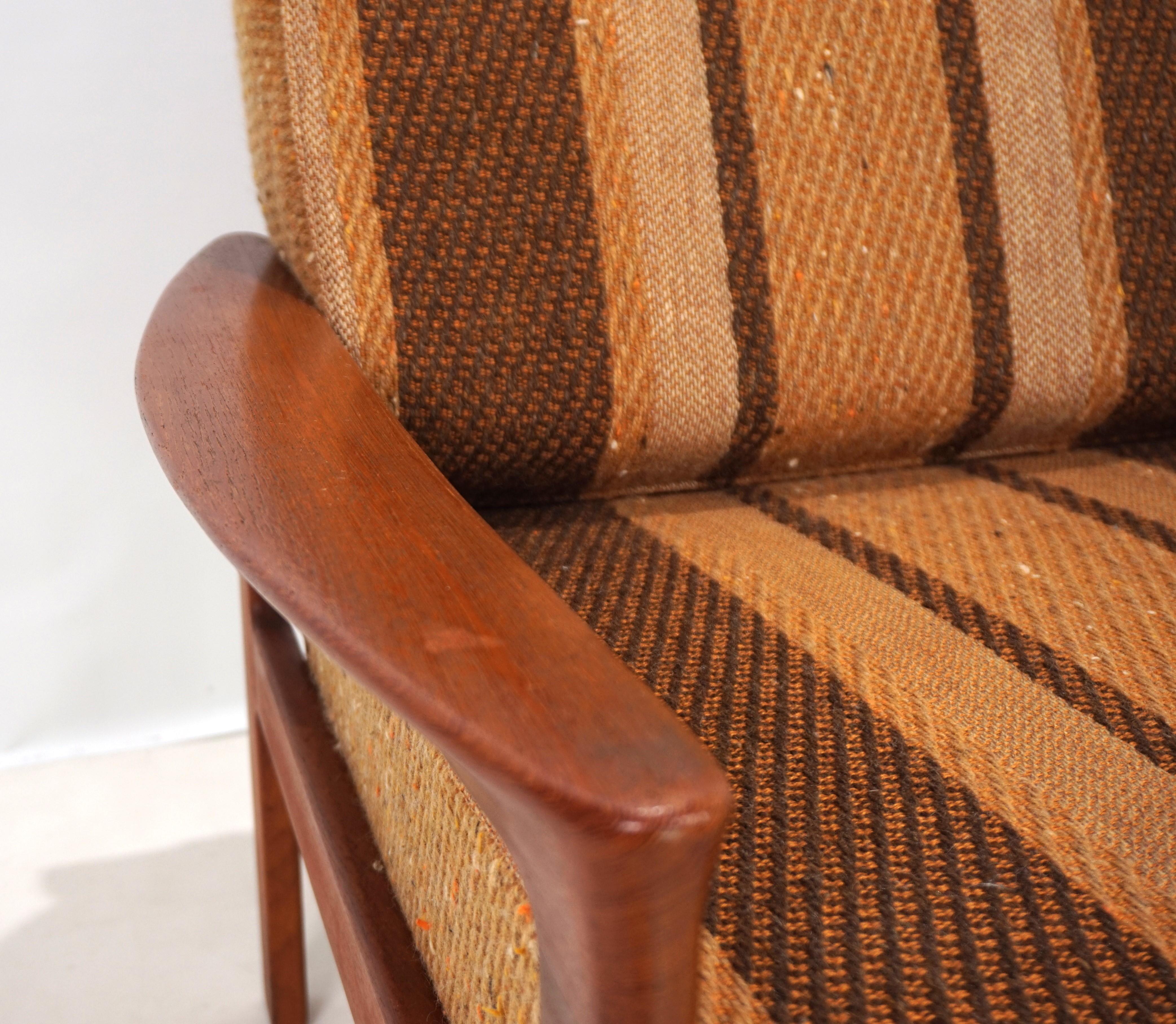 Sillón Komfort de teca de Arne Wahl Iversen, 1960 en venta 12
