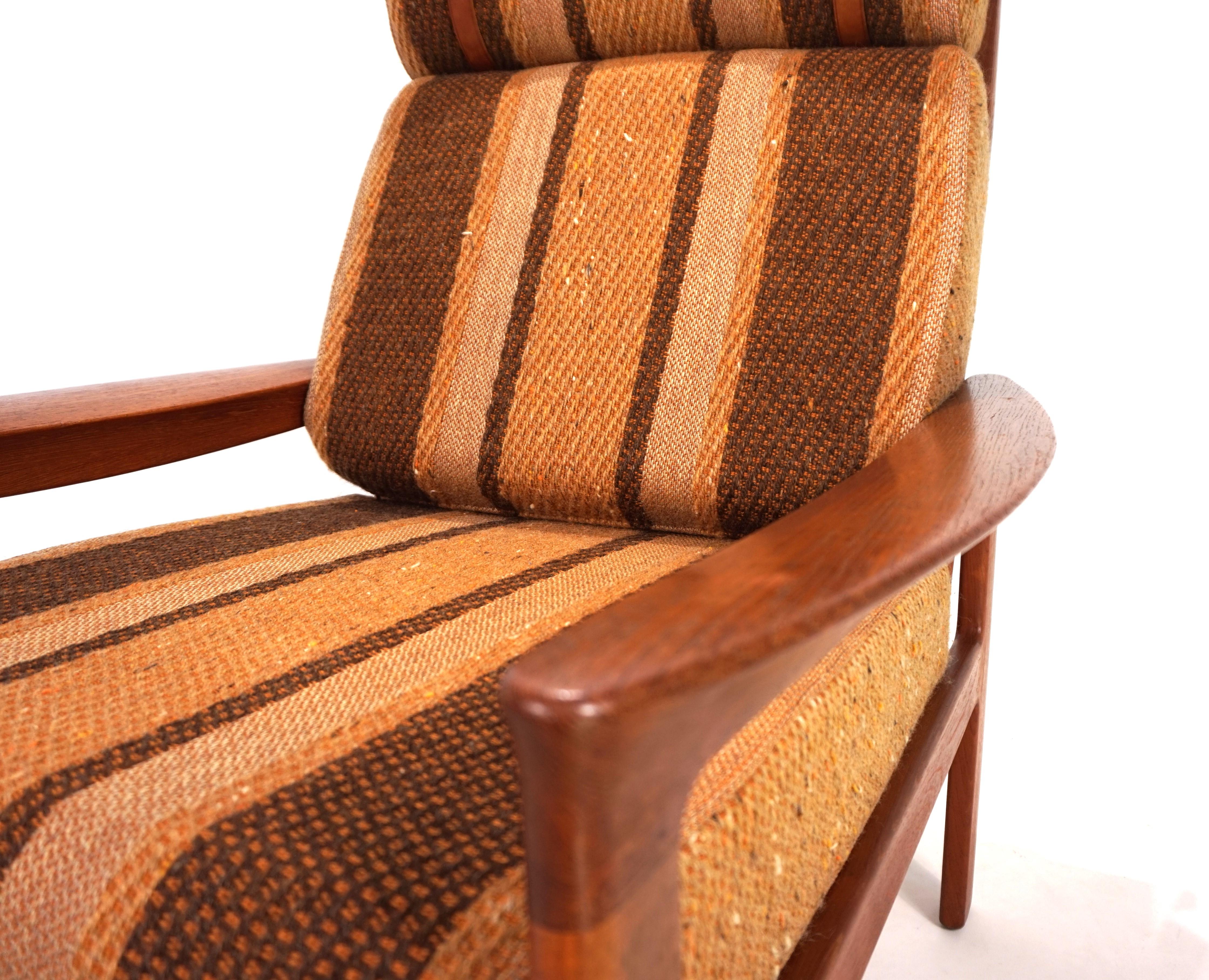 Sillón Komfort de teca de Arne Wahl Iversen, 1960 Moderno de mediados de siglo en venta