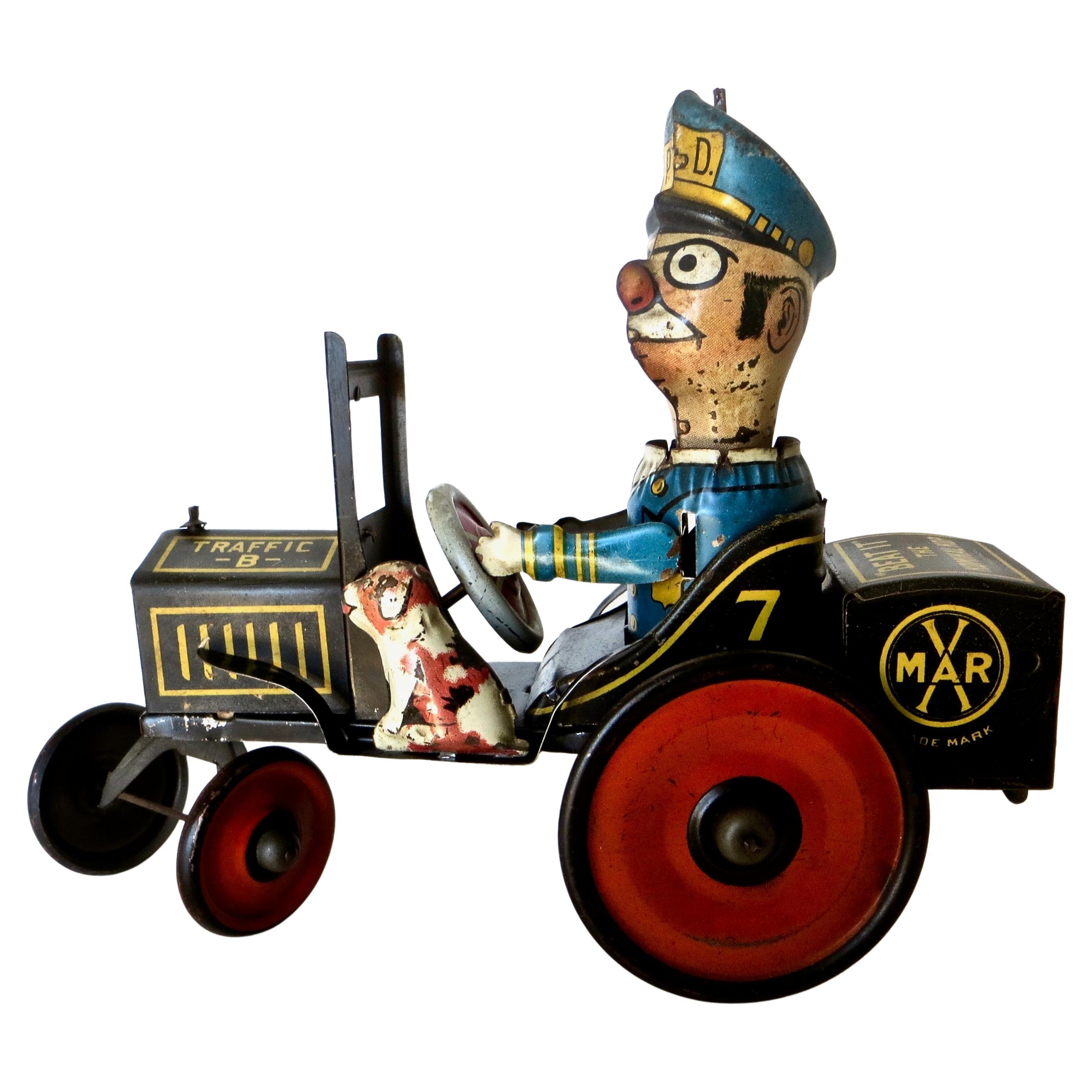 "Komikal Kop" Tin Wind-Up Toy by Louis Marx Co., circa 1930 For Sale