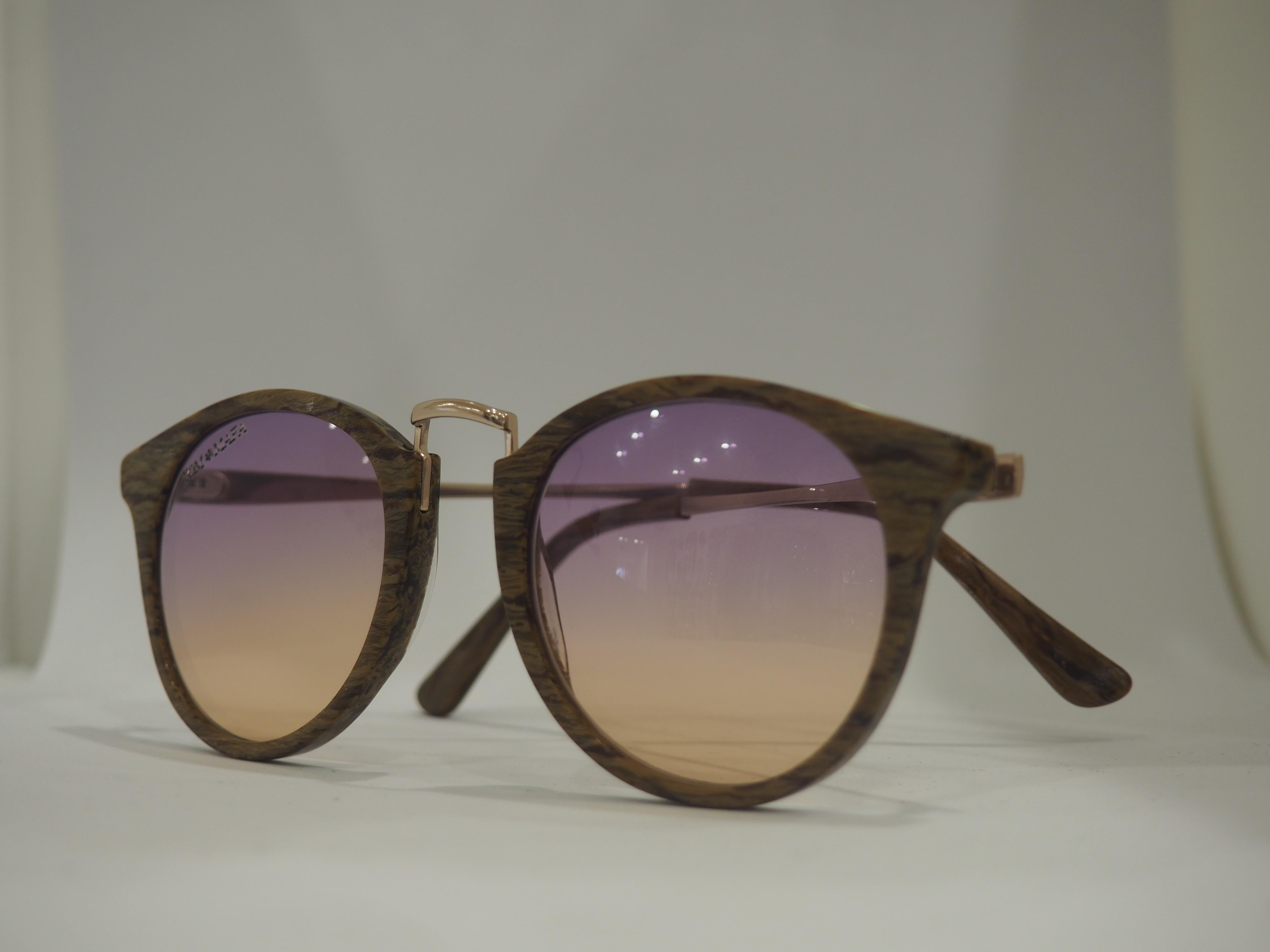 Kommafa bicolour lens tortoise sunglasses 2
