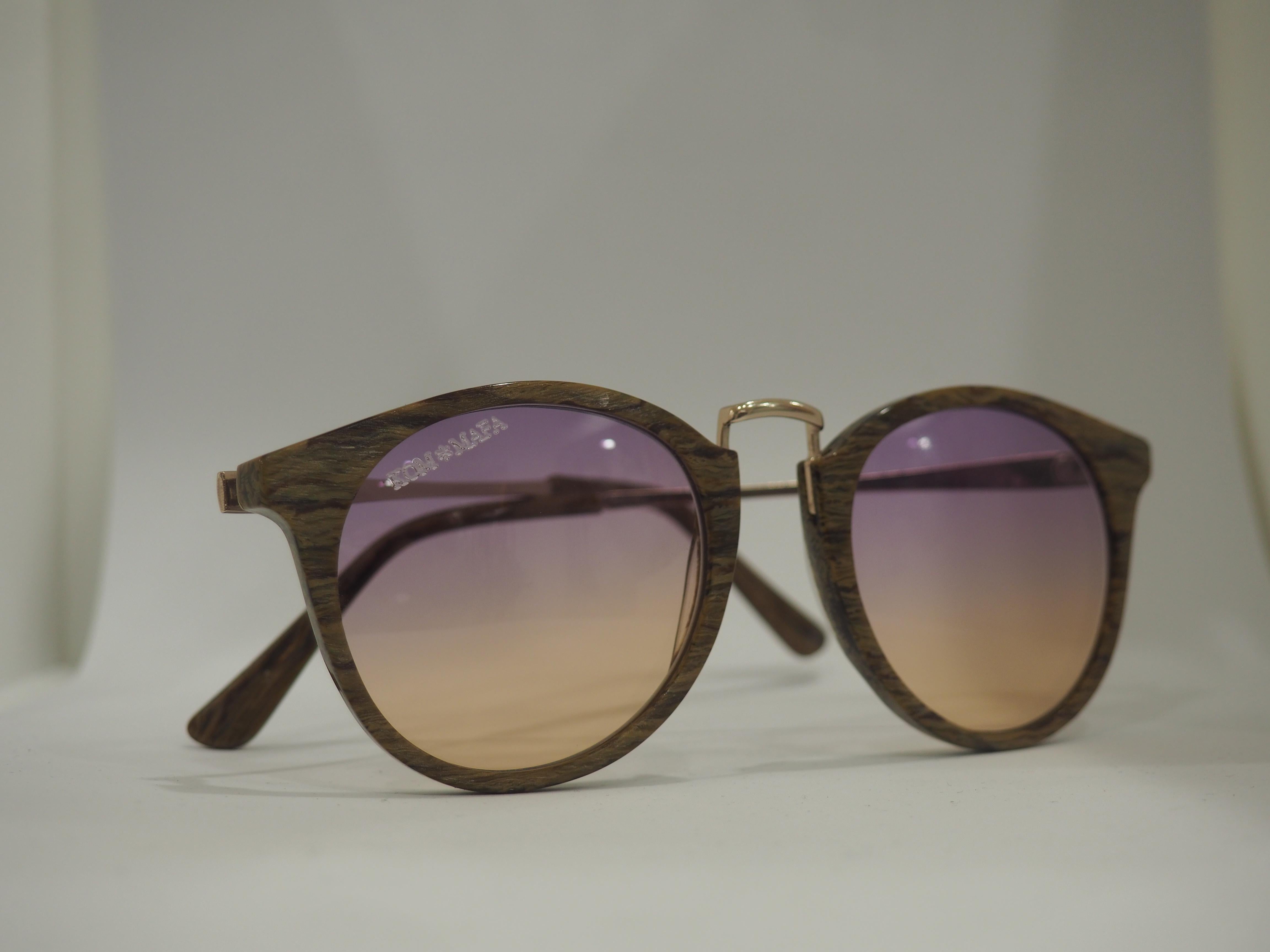 Kommafa bicolour lens tortoise sunglasses 3