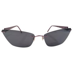 Kommafa black purple sunglasses