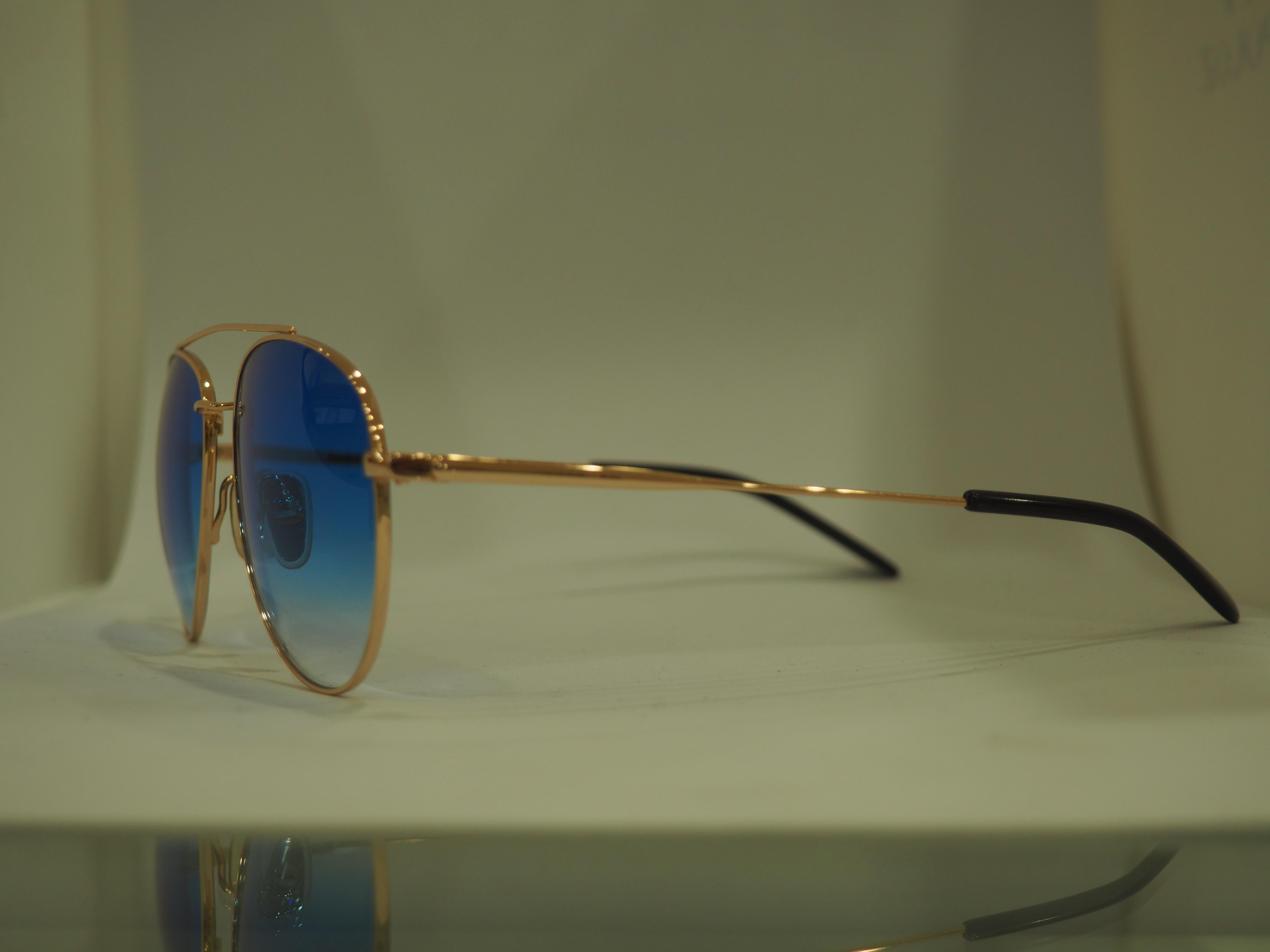 Kommafa blue lens sunglasses 1