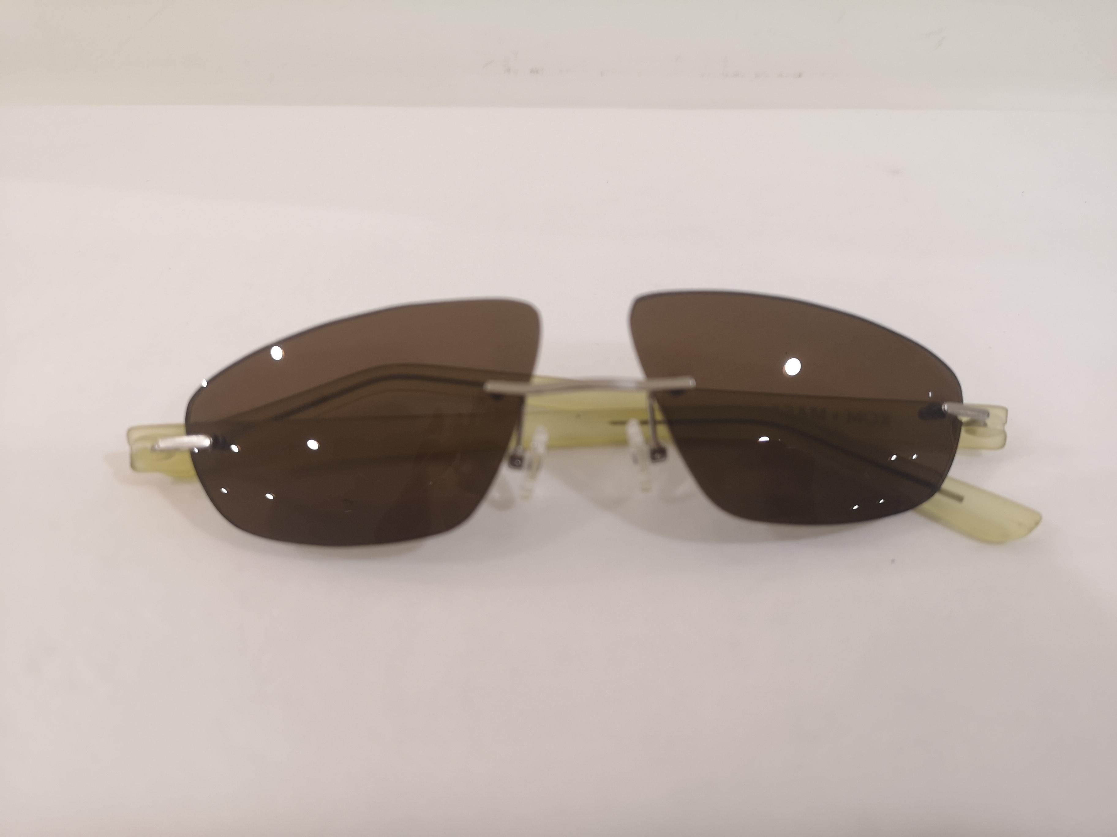 Kommafa brown yellow sunglasses 1