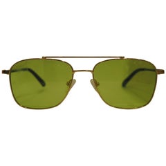 Kommafa green lens sunglasses
