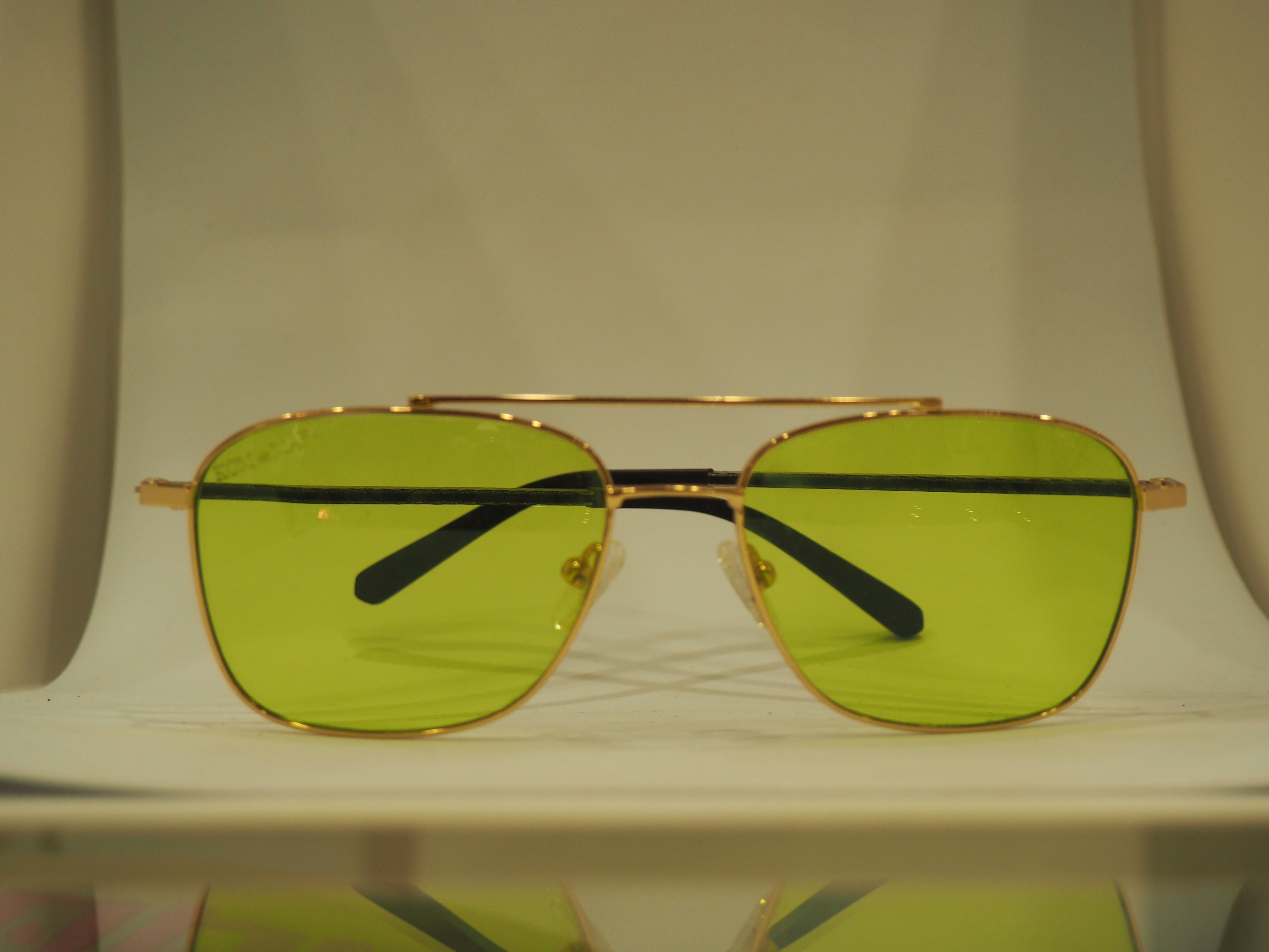 Kommafa green lenses sunglasses 6