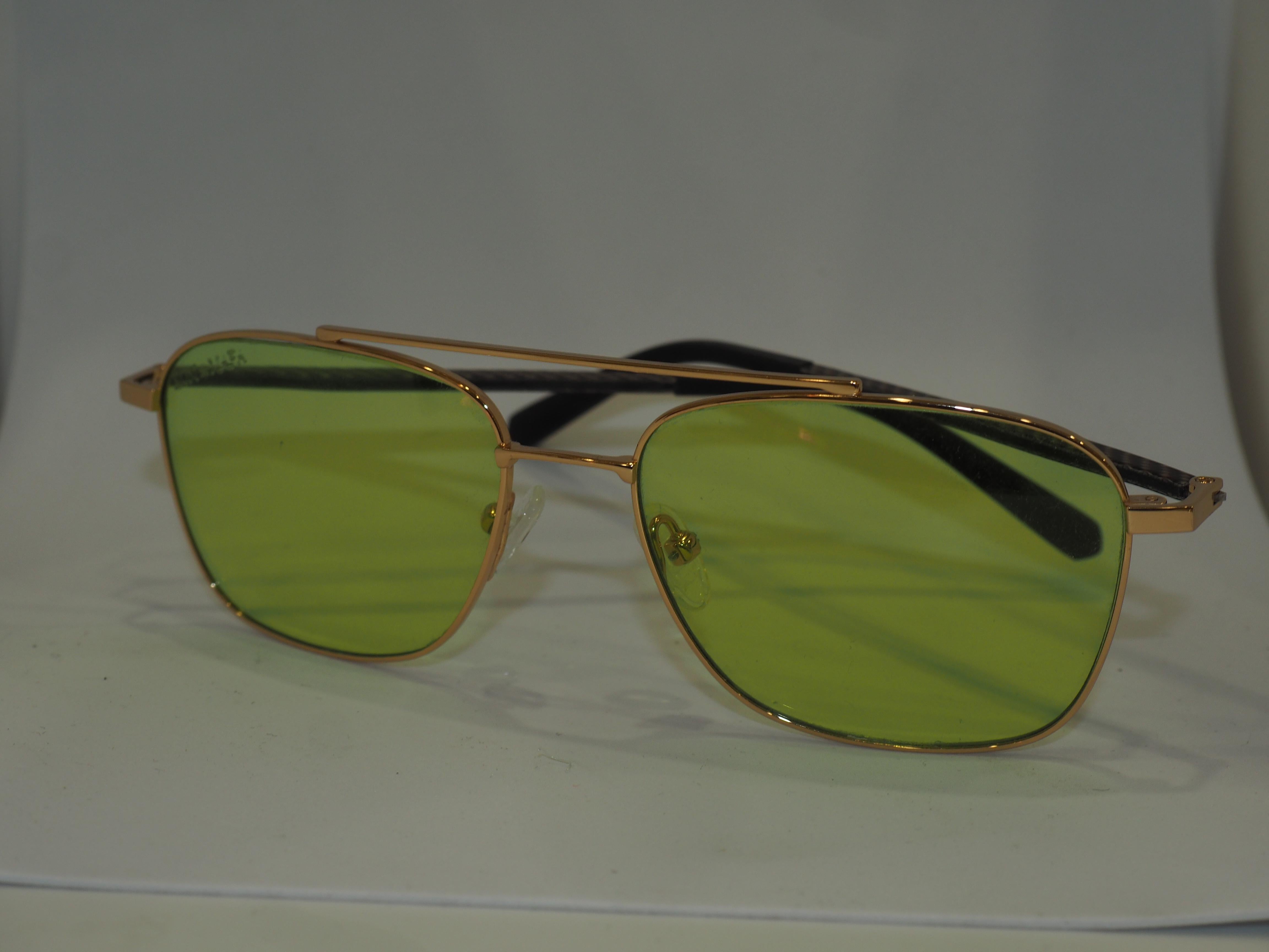 Kommafa green lenses sunglasses 2