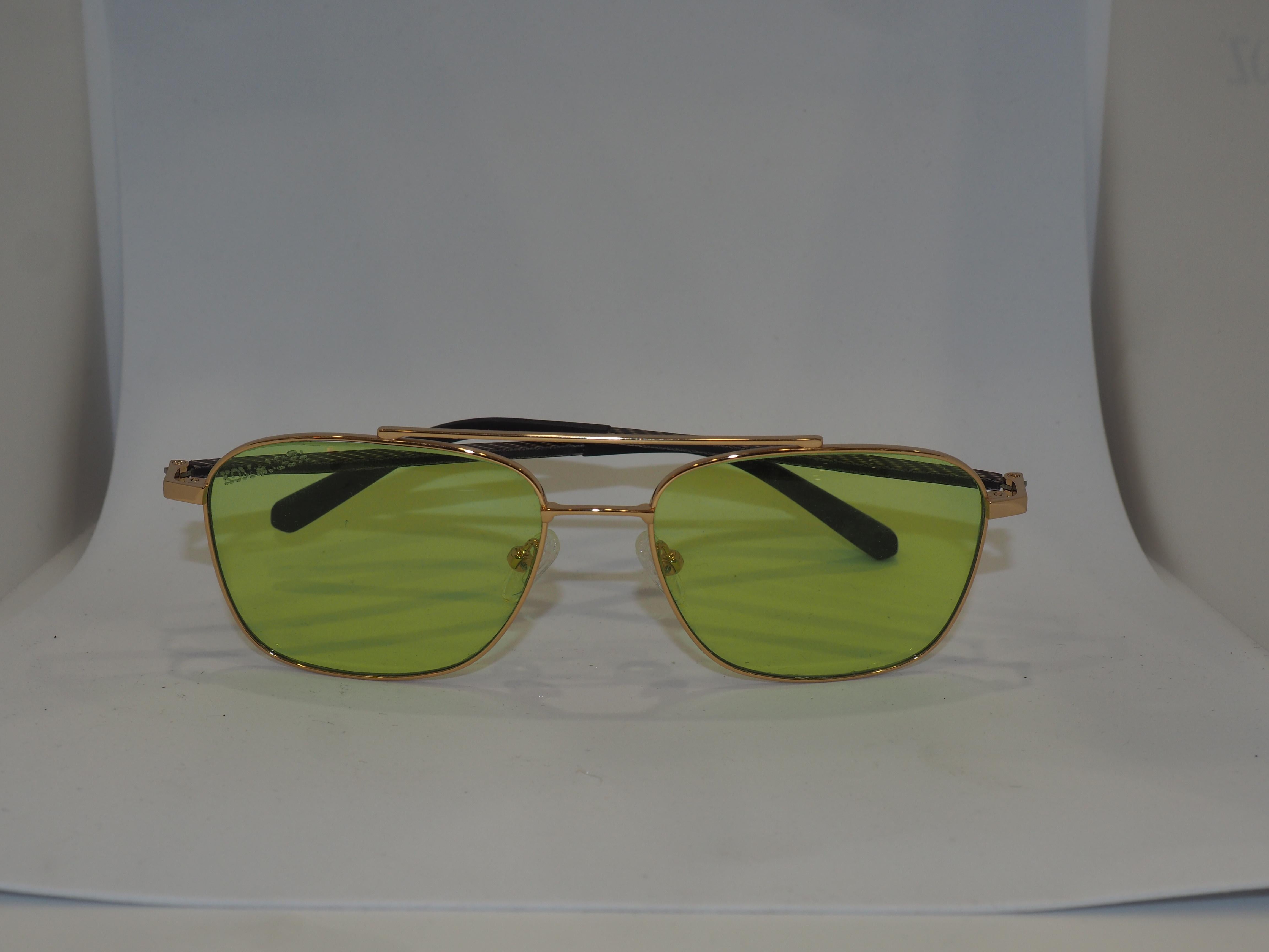Kommafa green lenses sunglasses 3