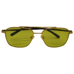 Kommafa green lenses sunglasses