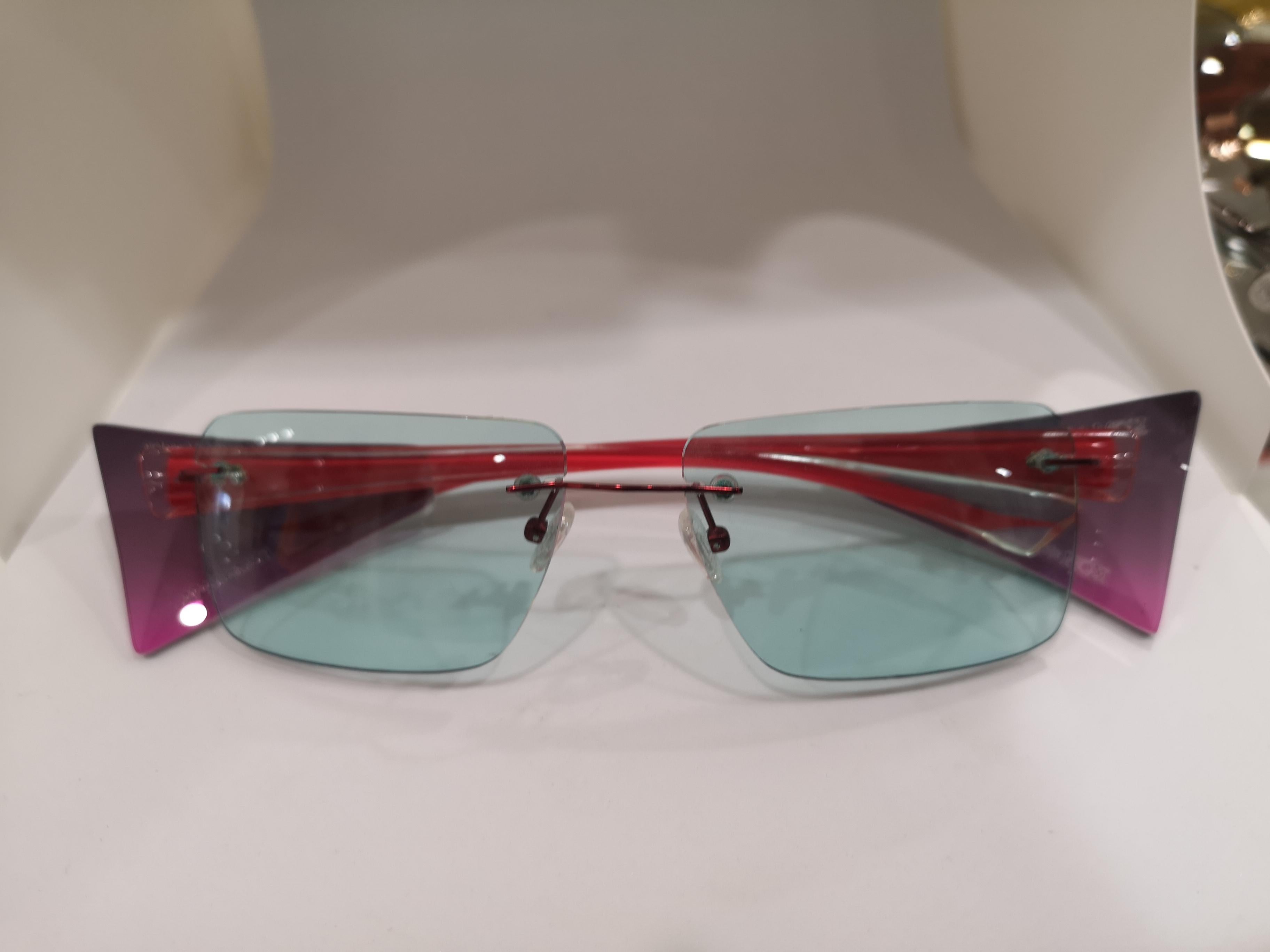 Kommafa  light blue lens multicoloured sunglasses 9