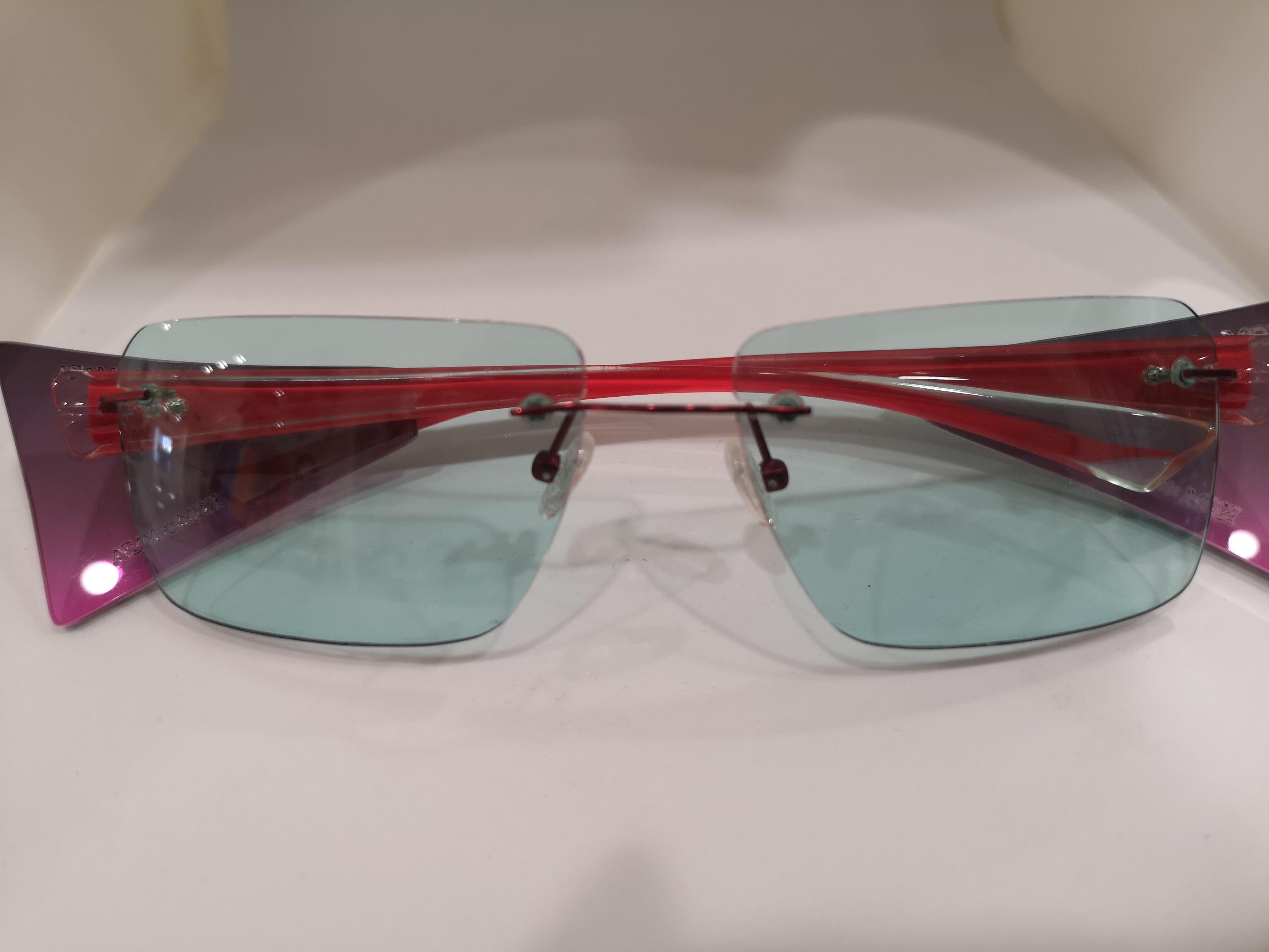 Kommafa  light blue lens multicoloured sunglasses 10