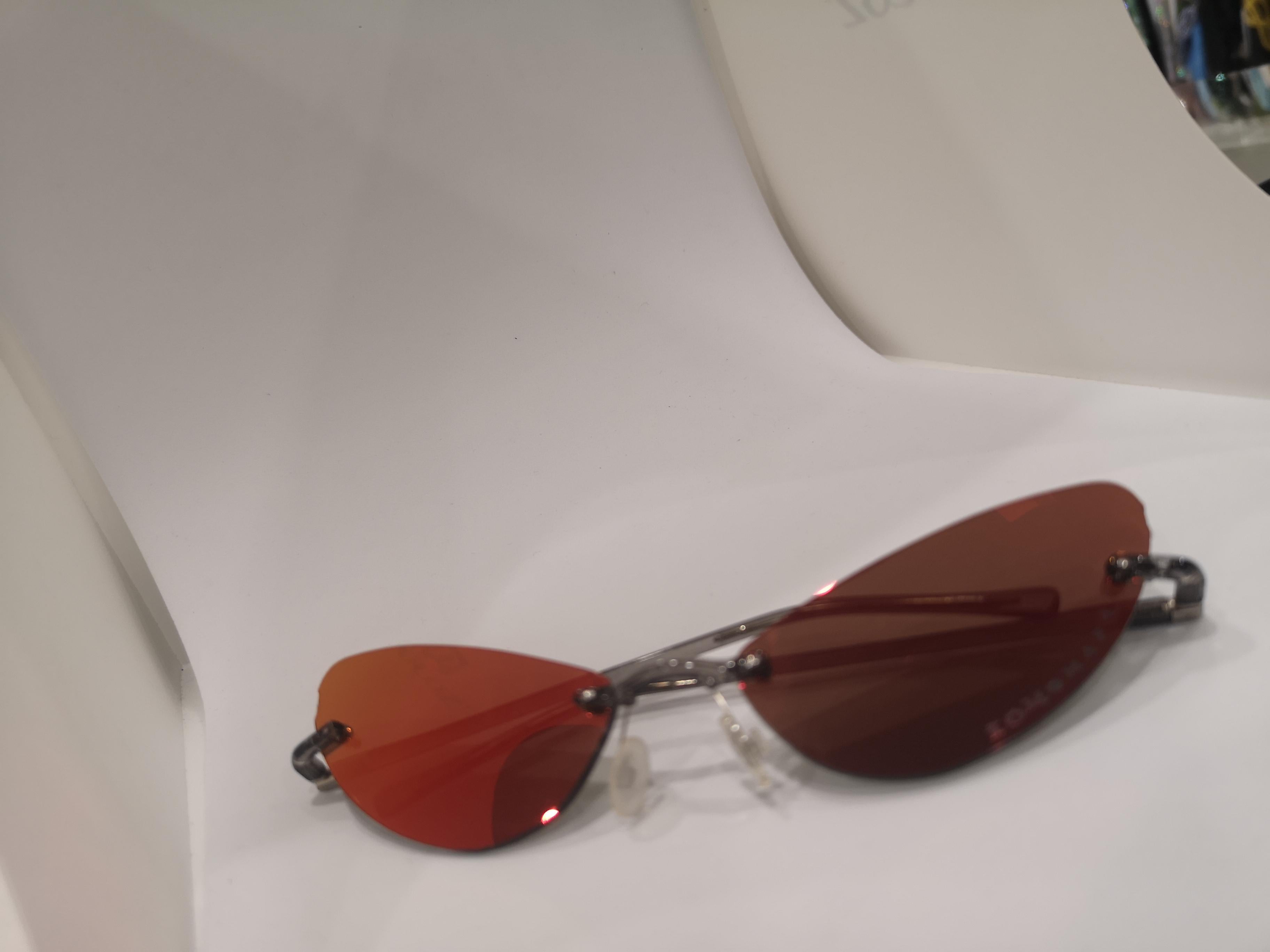 Kommafa orange mirrored sunglasses 2