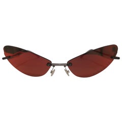 Kommafa orange mirrored sunglasses