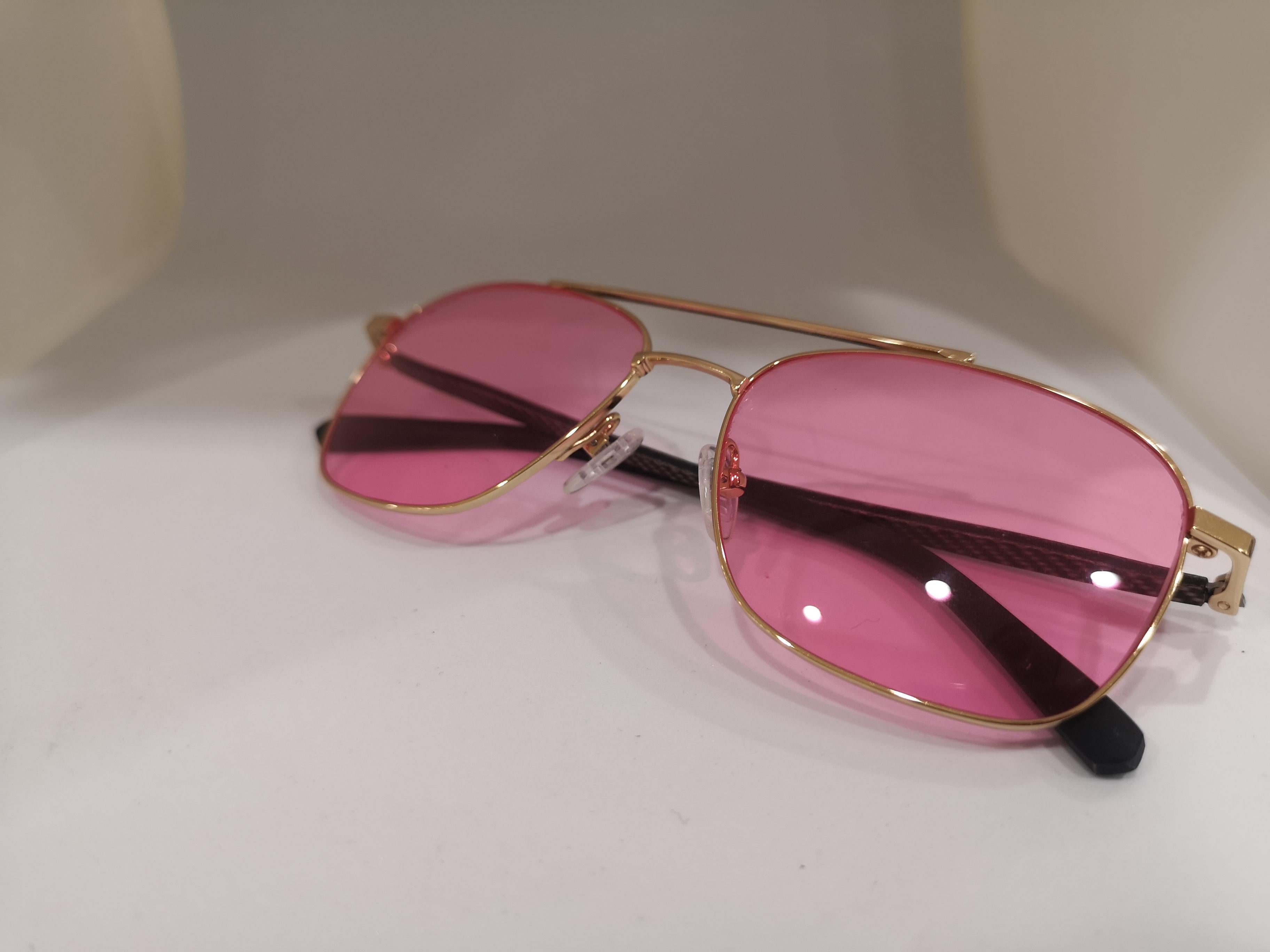 Kommafa pink lens sunglasses 7