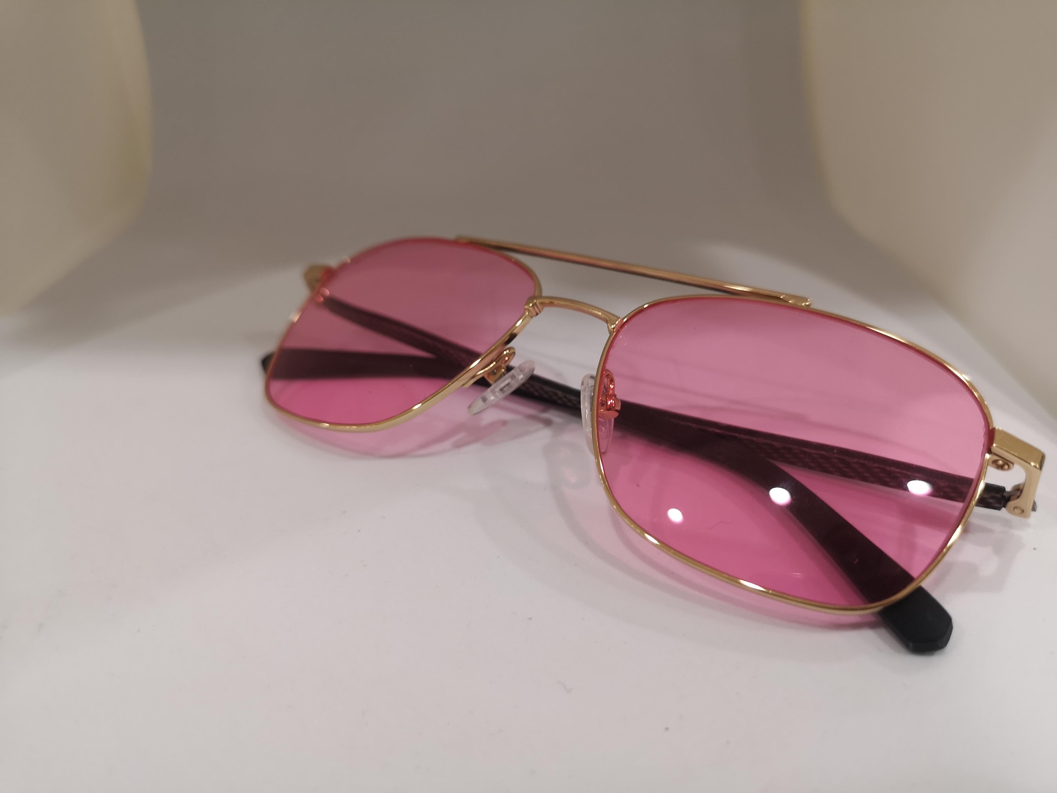 Kommafa pink lens sunglasses 8