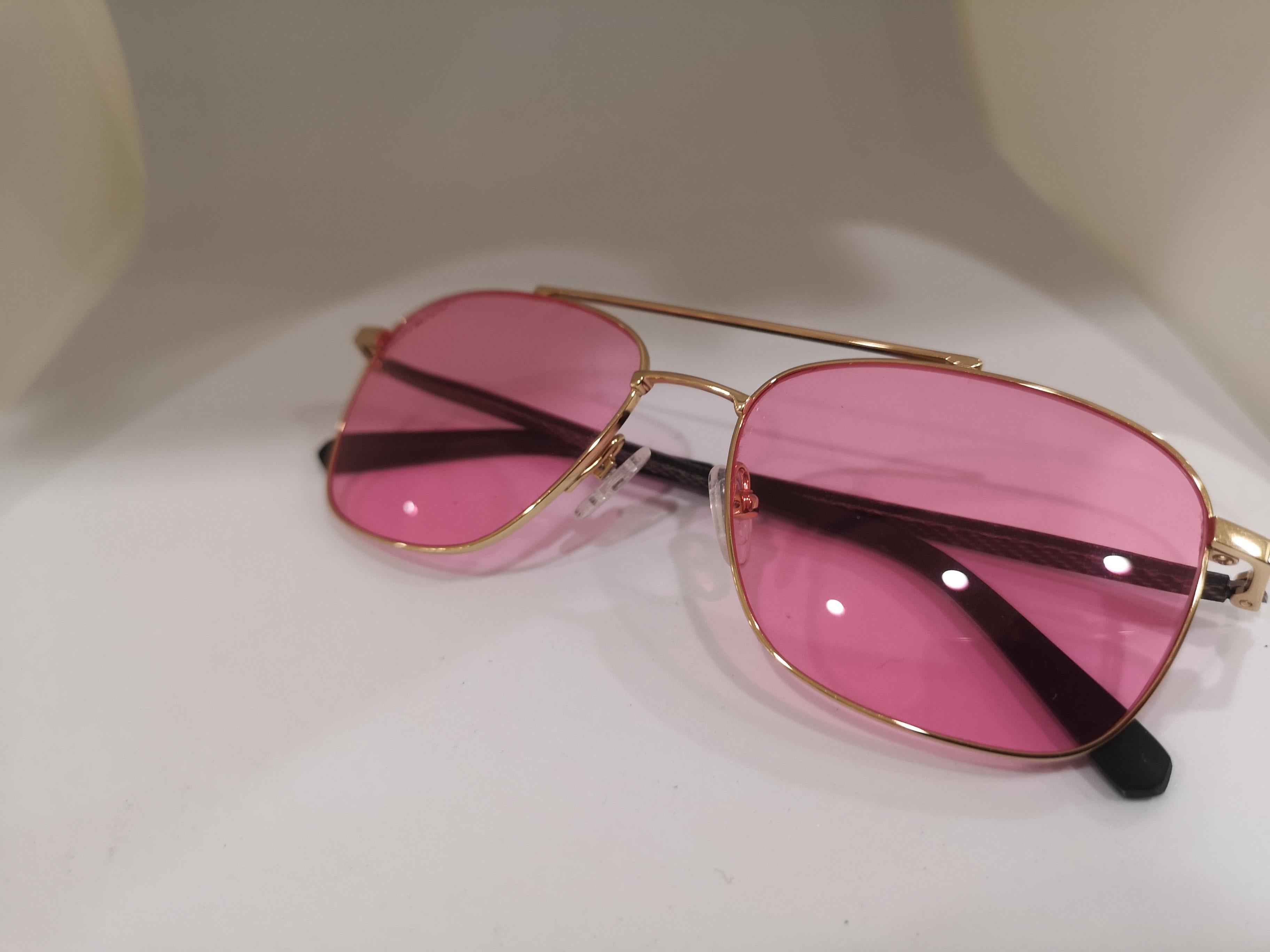 Kommafa pink lens sunglasses 9