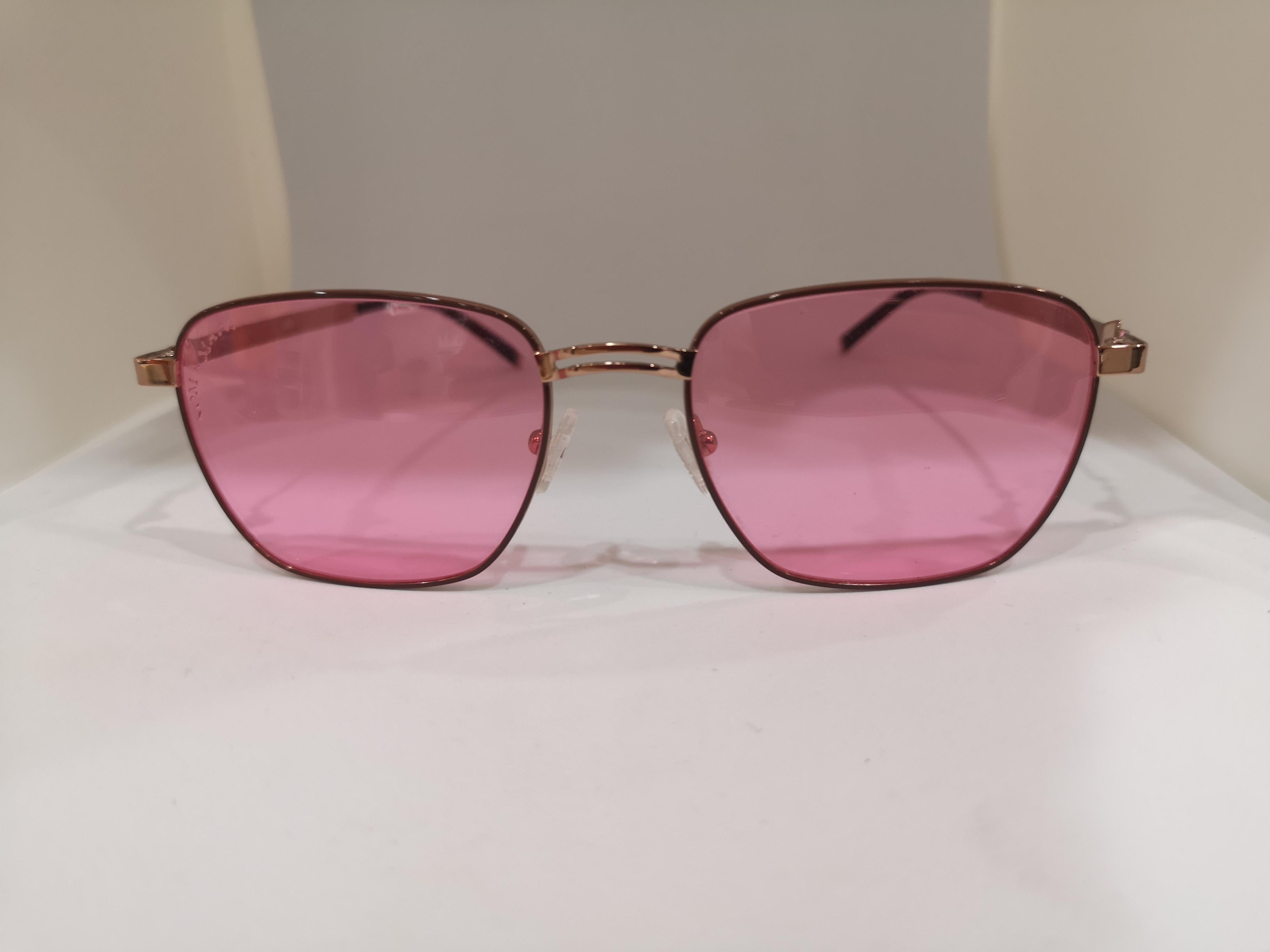 Kommafa pink lens sunglasses In New Condition In Capri, IT