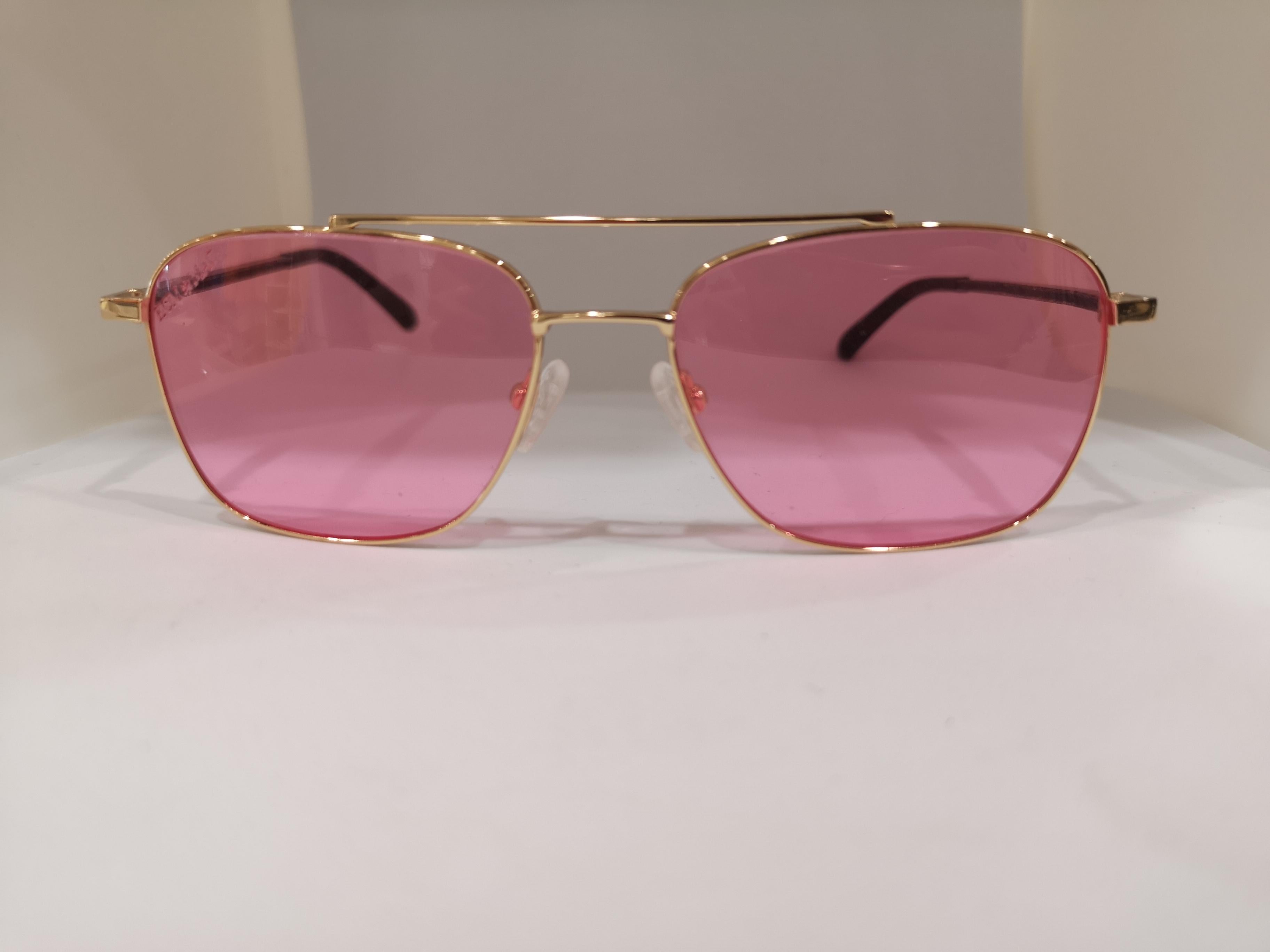 Kommafa pink lens sunglasses In New Condition In Capri, IT