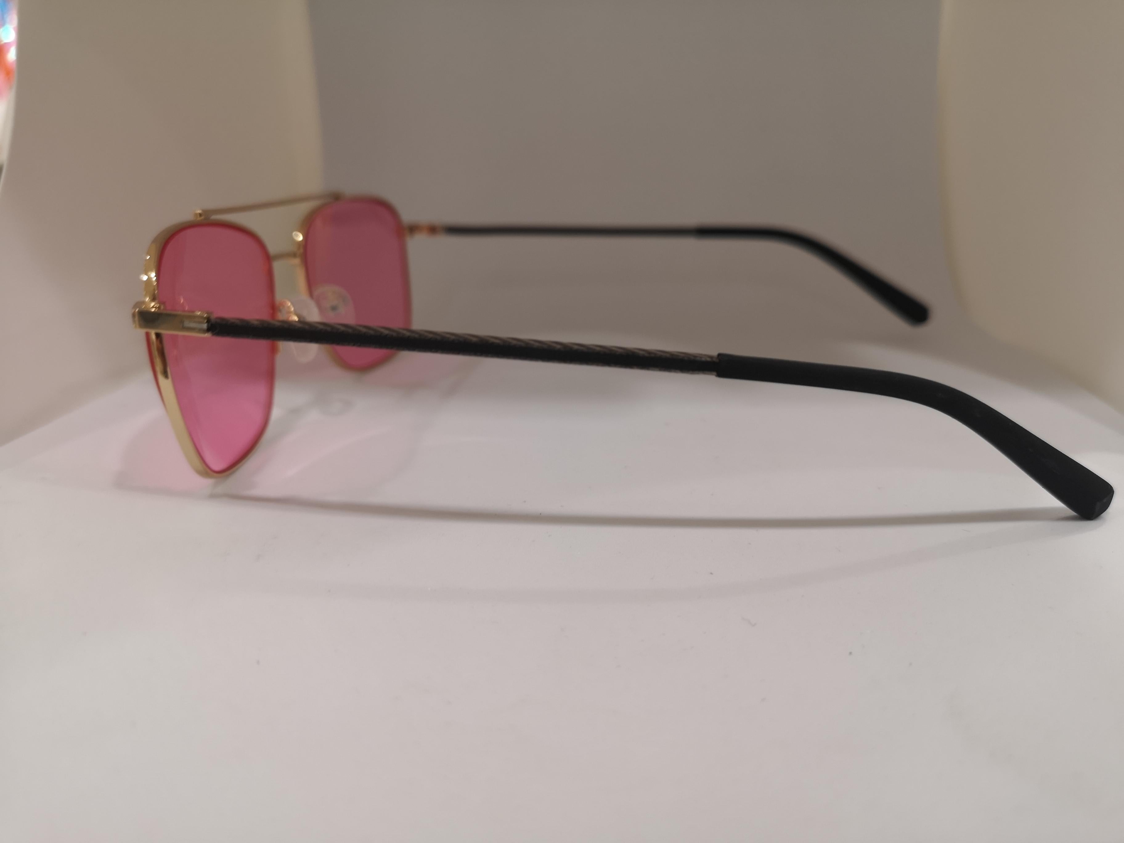 Kommafa pink lens sunglasses 2
