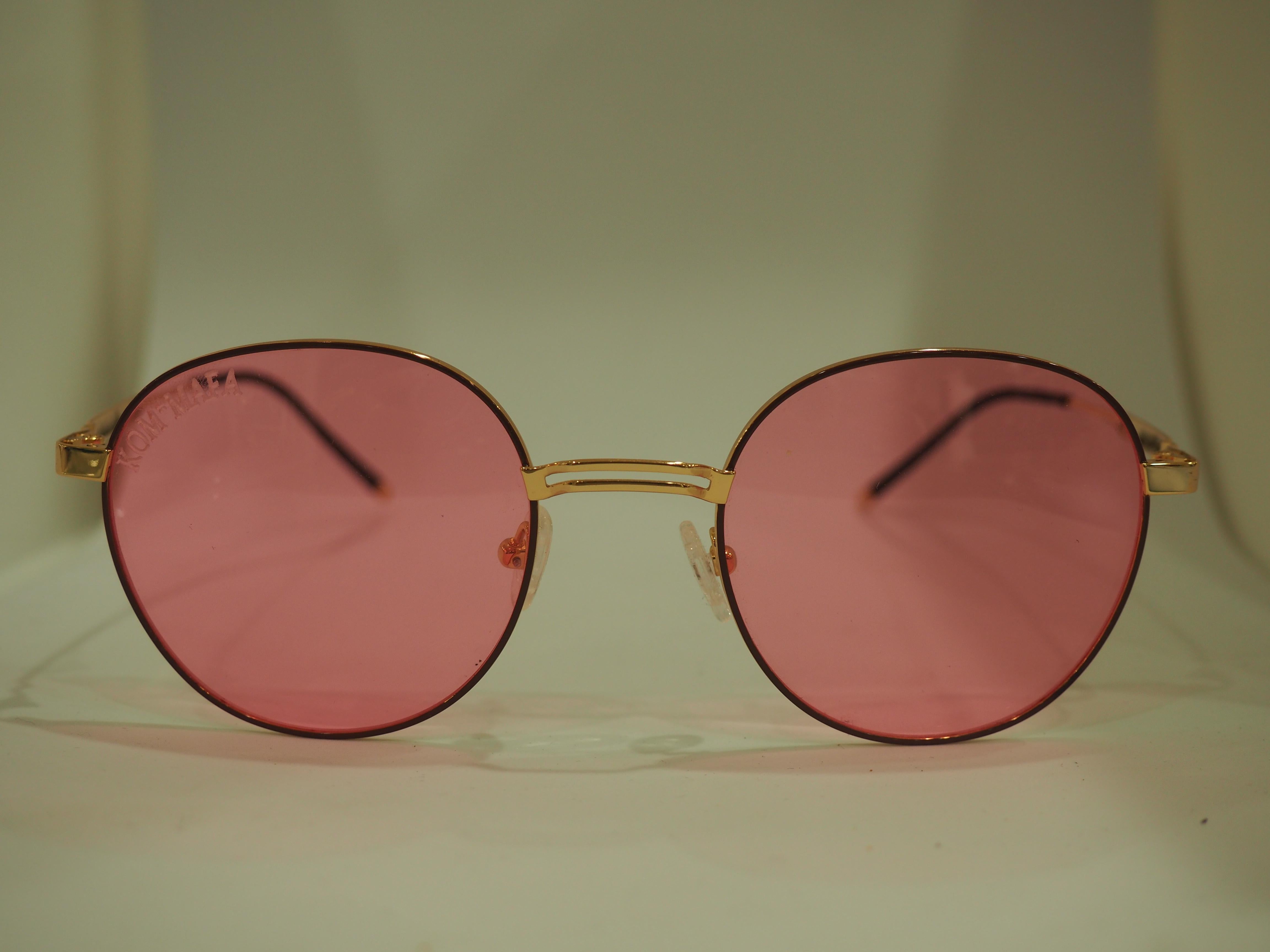 Kommafa pink sunglasses
totally made in italy 
one of a kind