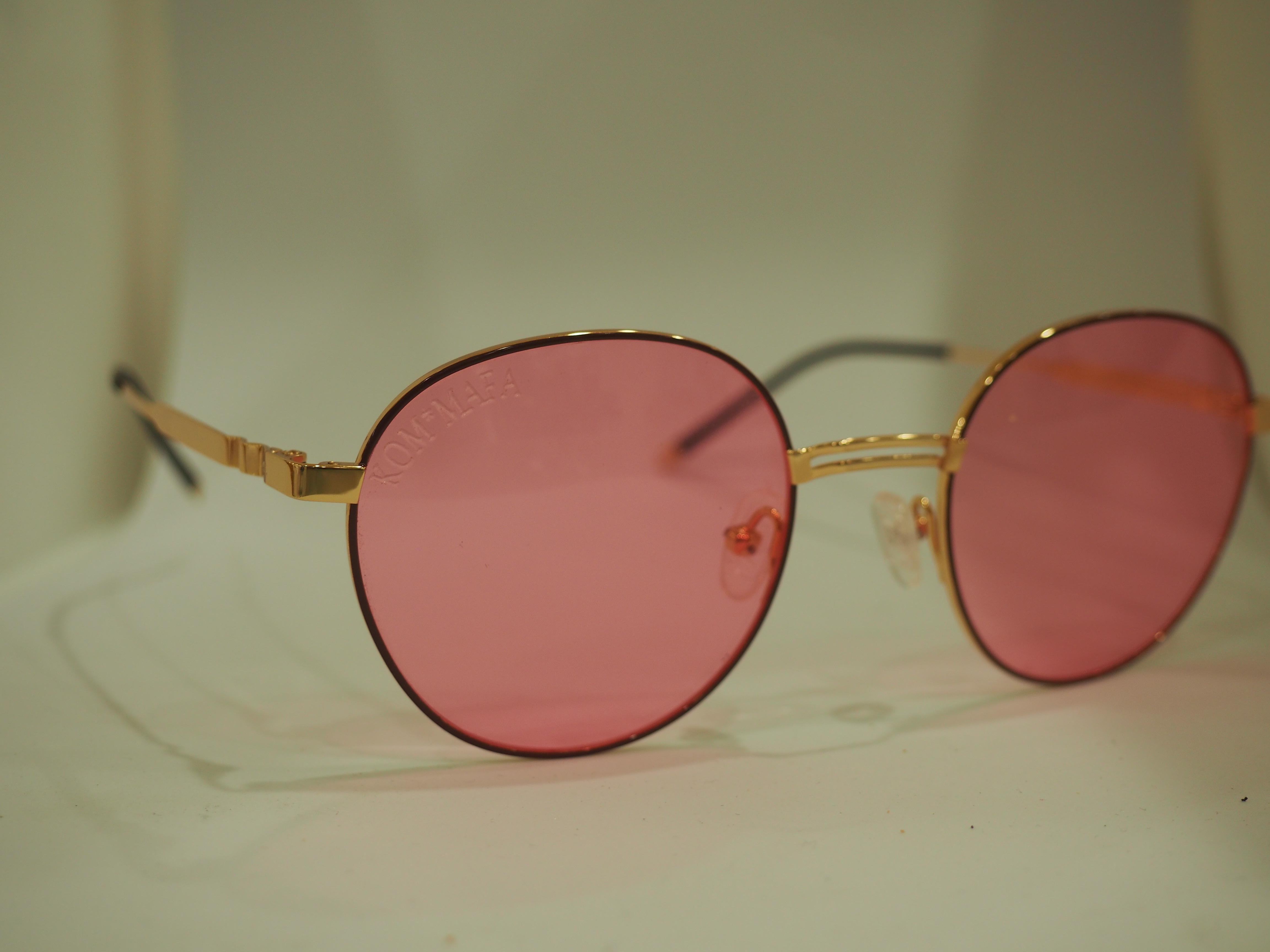 Kommafa pink sunglasses In New Condition In Capri, IT