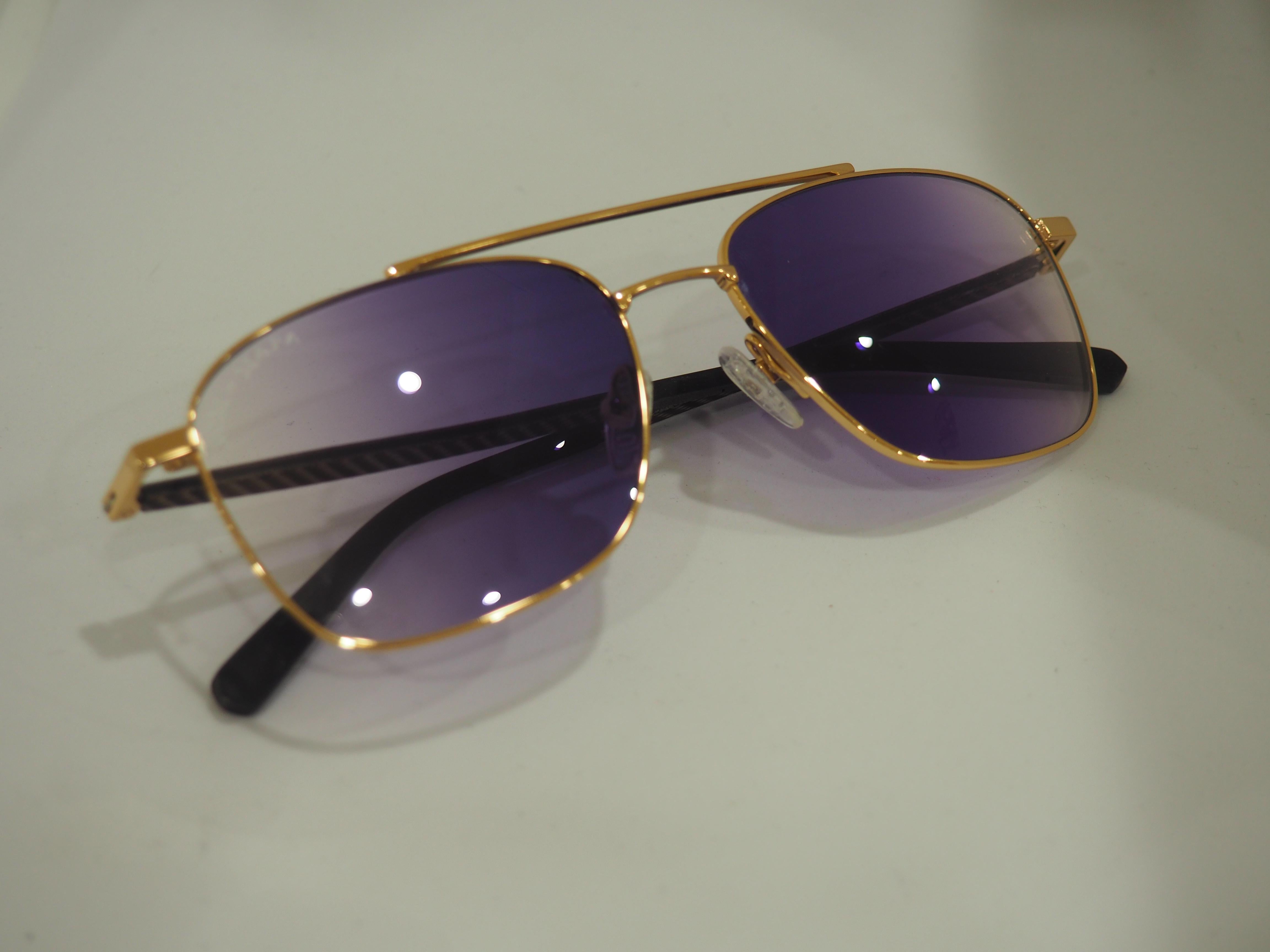 Kommafa purple lens sunglasses 6