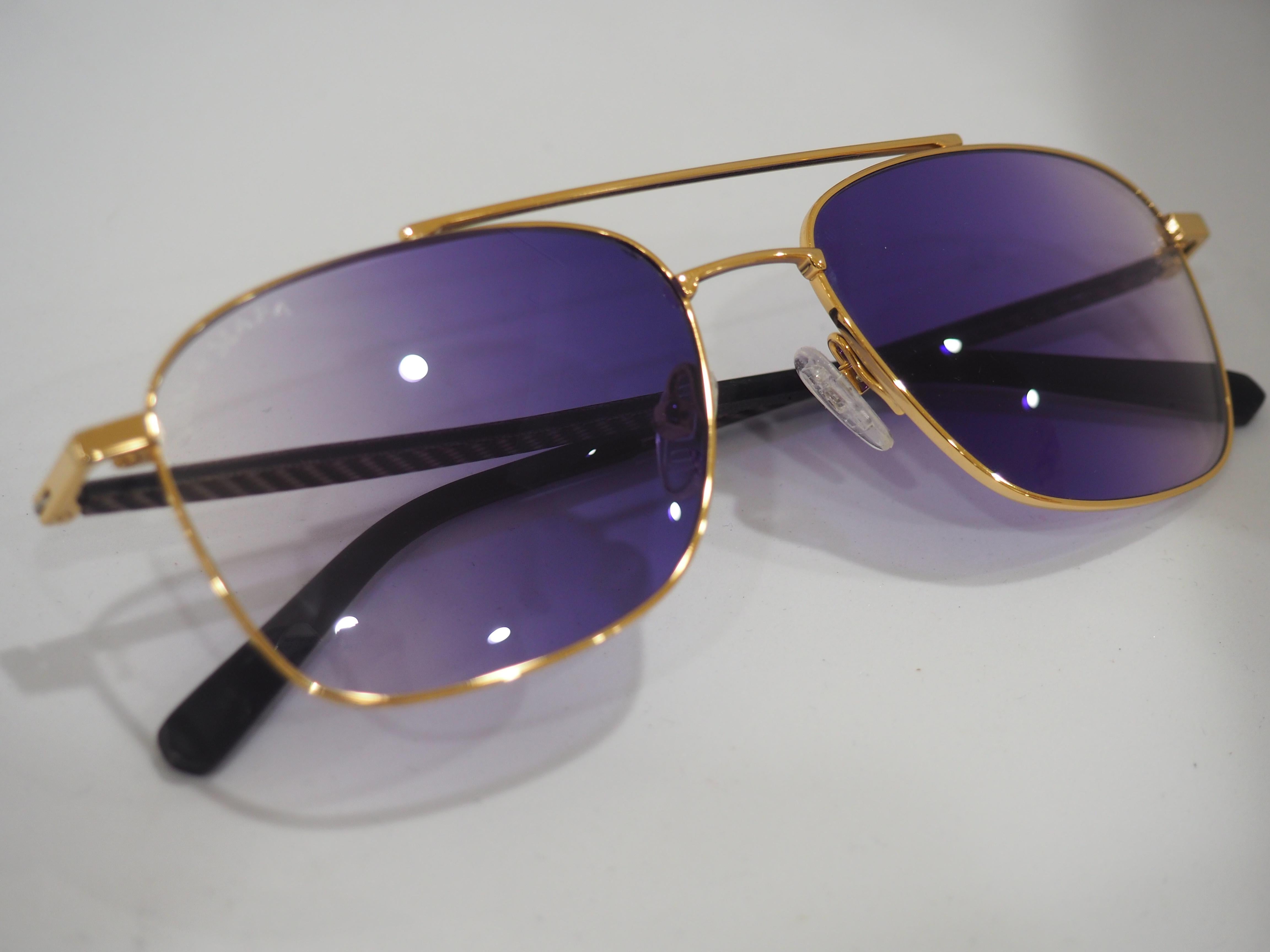 Kommafa purple lens sunglasses 7