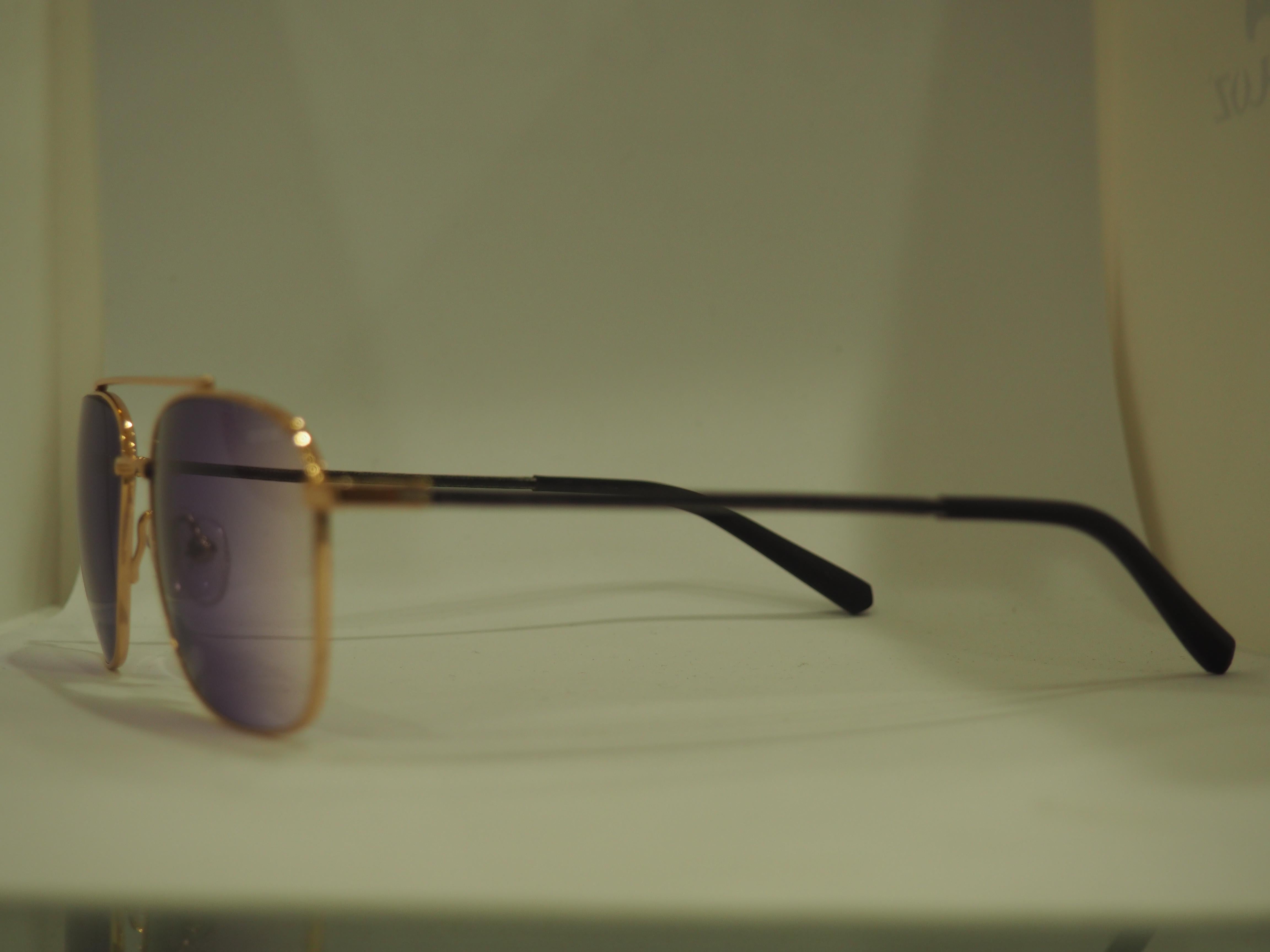 Kommafa purple lens sunglasses 4