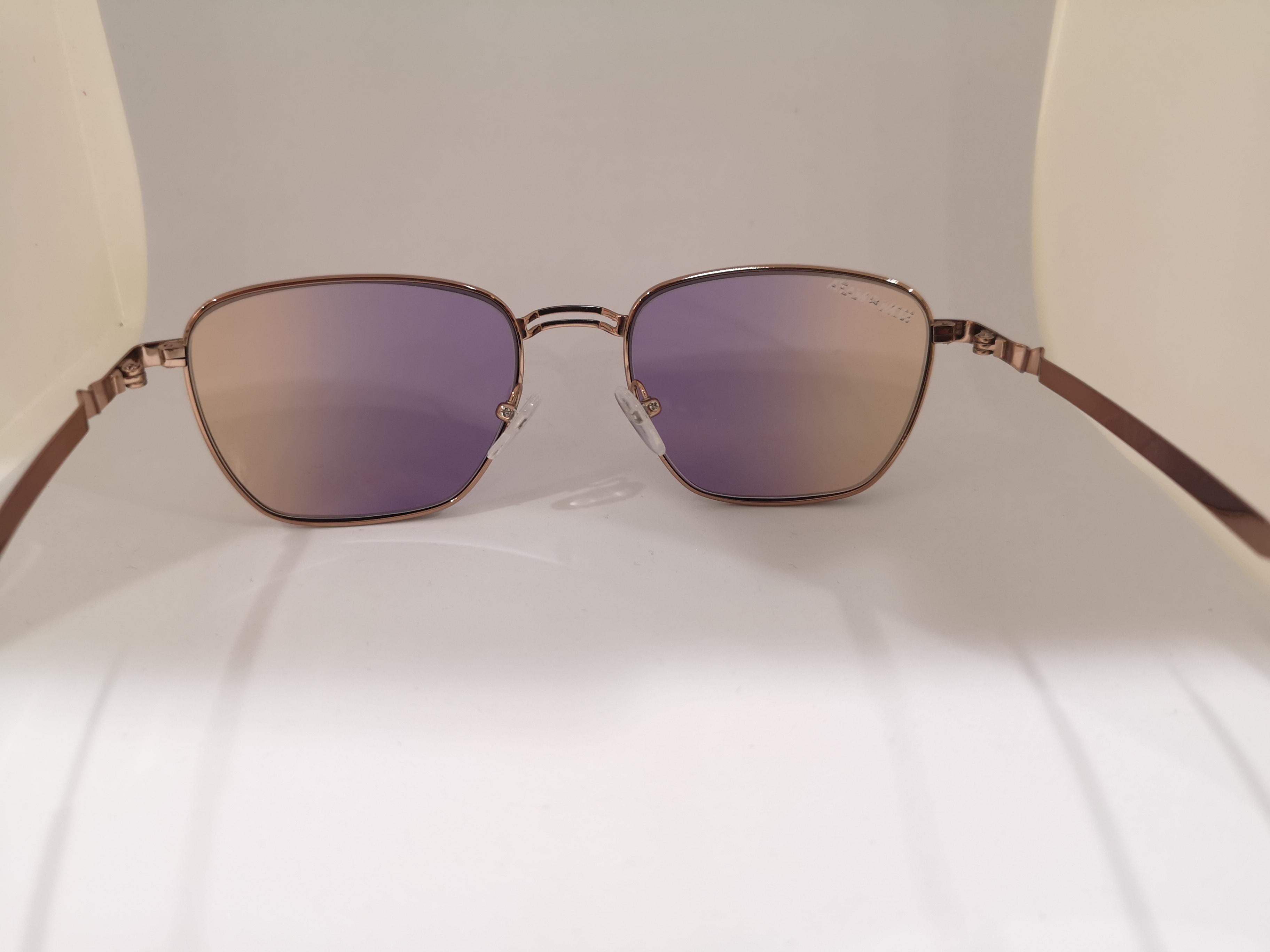 Kommafa purple yellow lens sunglasses 3