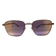 Kommafa purple yellow lens sunglasses