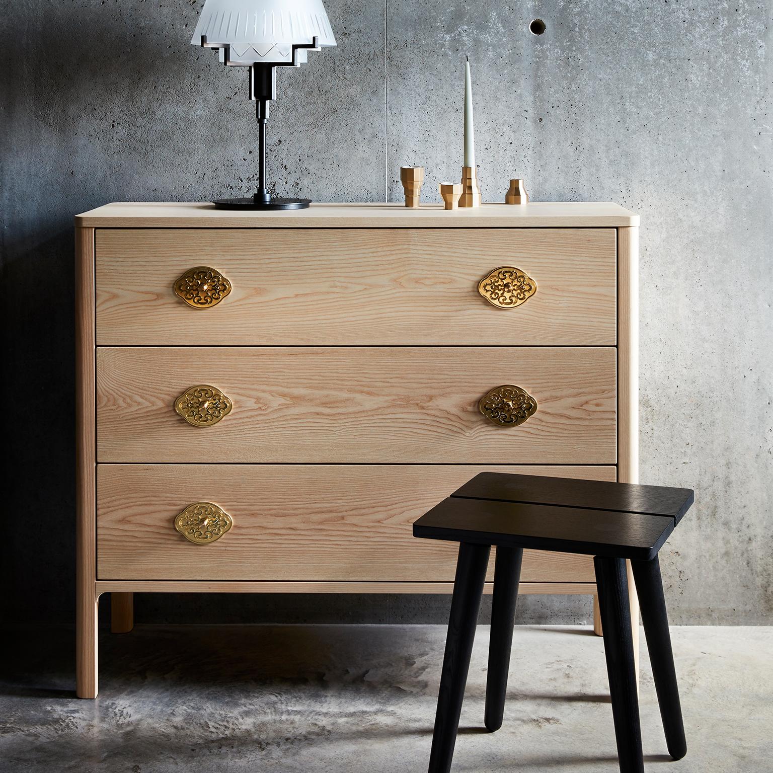 Modern Swiss Dresser in Natural Solid European Ash For Sale