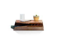 Komodo Contemporary Floating Night Stand in Brazilian Hardwood by Knót Artesanal