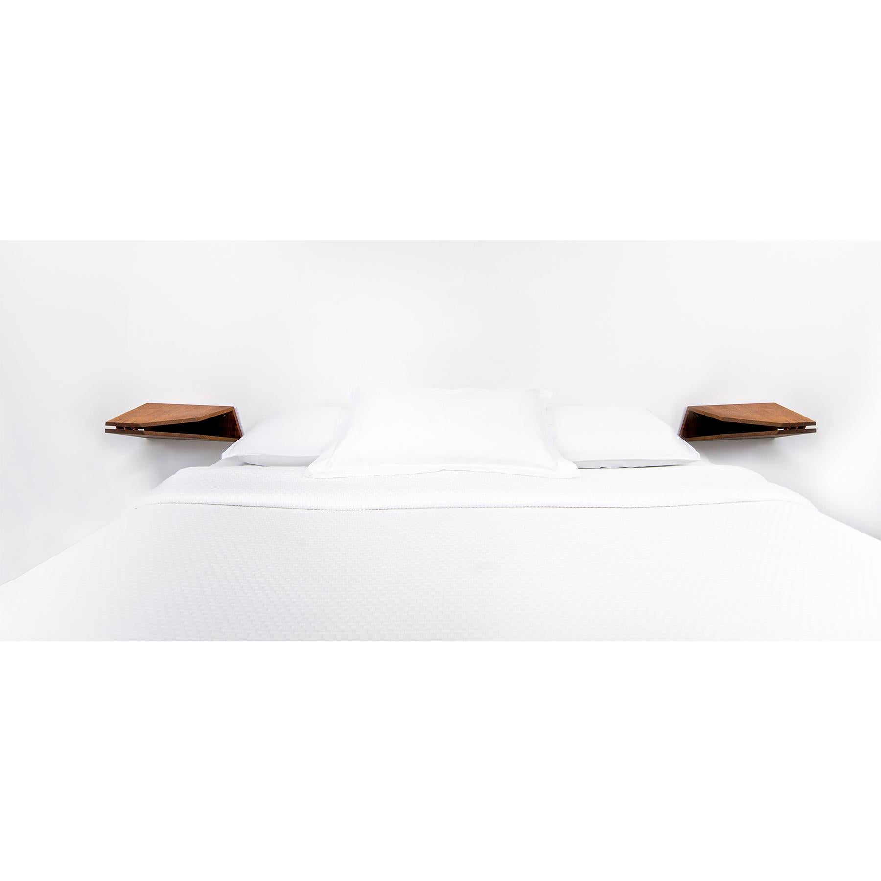 modern floating nightstand