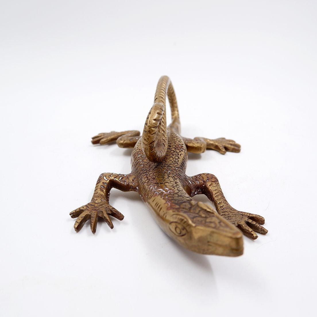 Maniglia in ottone Komodo Lizard in vendita 4