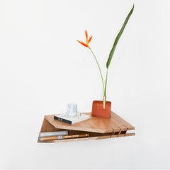 Mesilla de noche modernista 'Komodo' de madera dura brasileña by Knót Artesanal