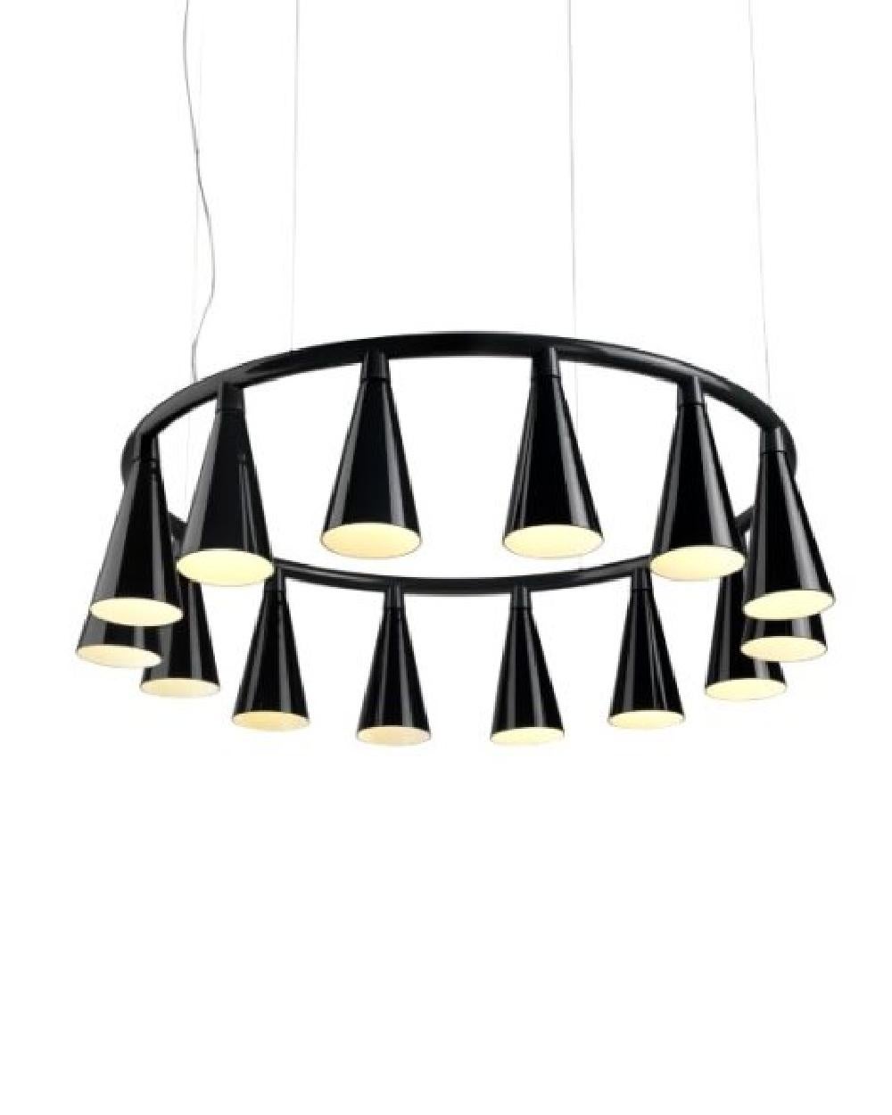 KOMORI R14 chandelier by Nendo for Wonderglass In New Condition For Sale In Brooklyn, NY