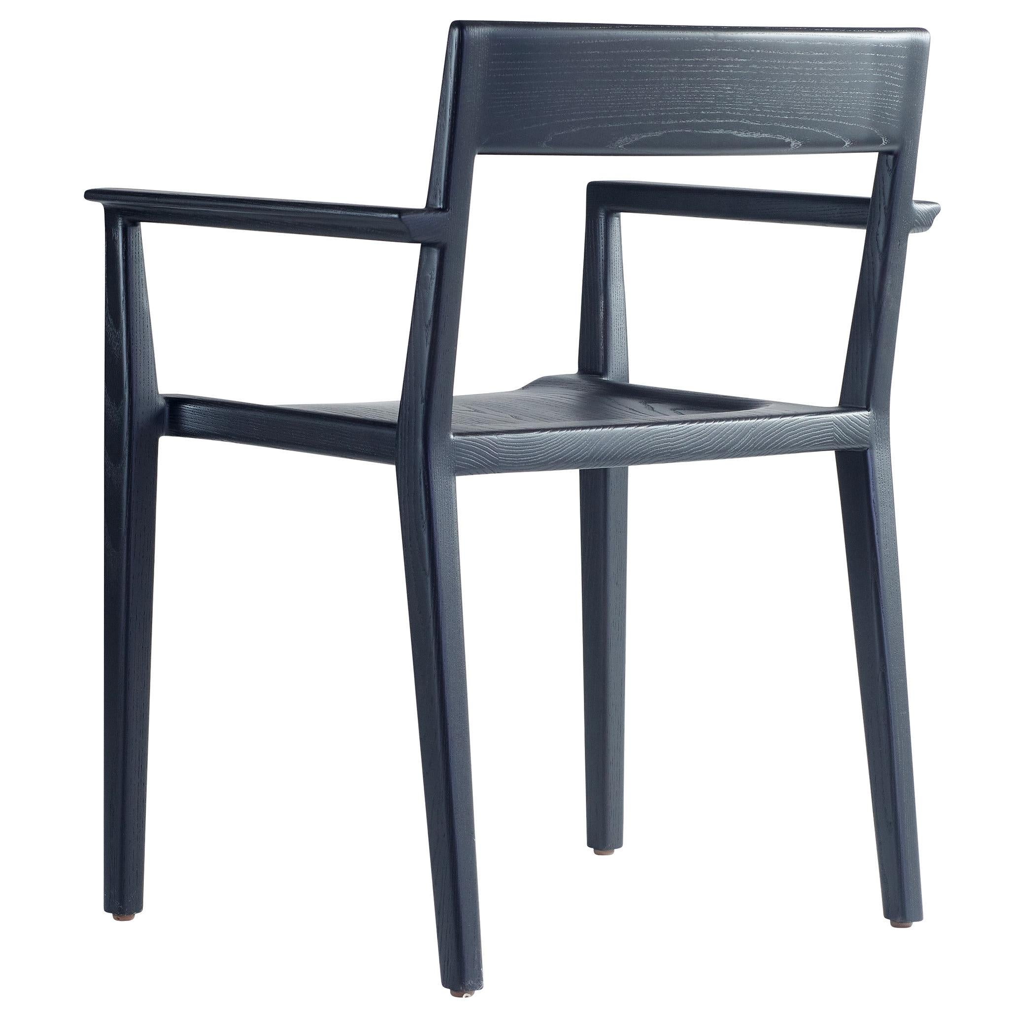 Sillón Kompson de fresno ennegrecido en venta 2