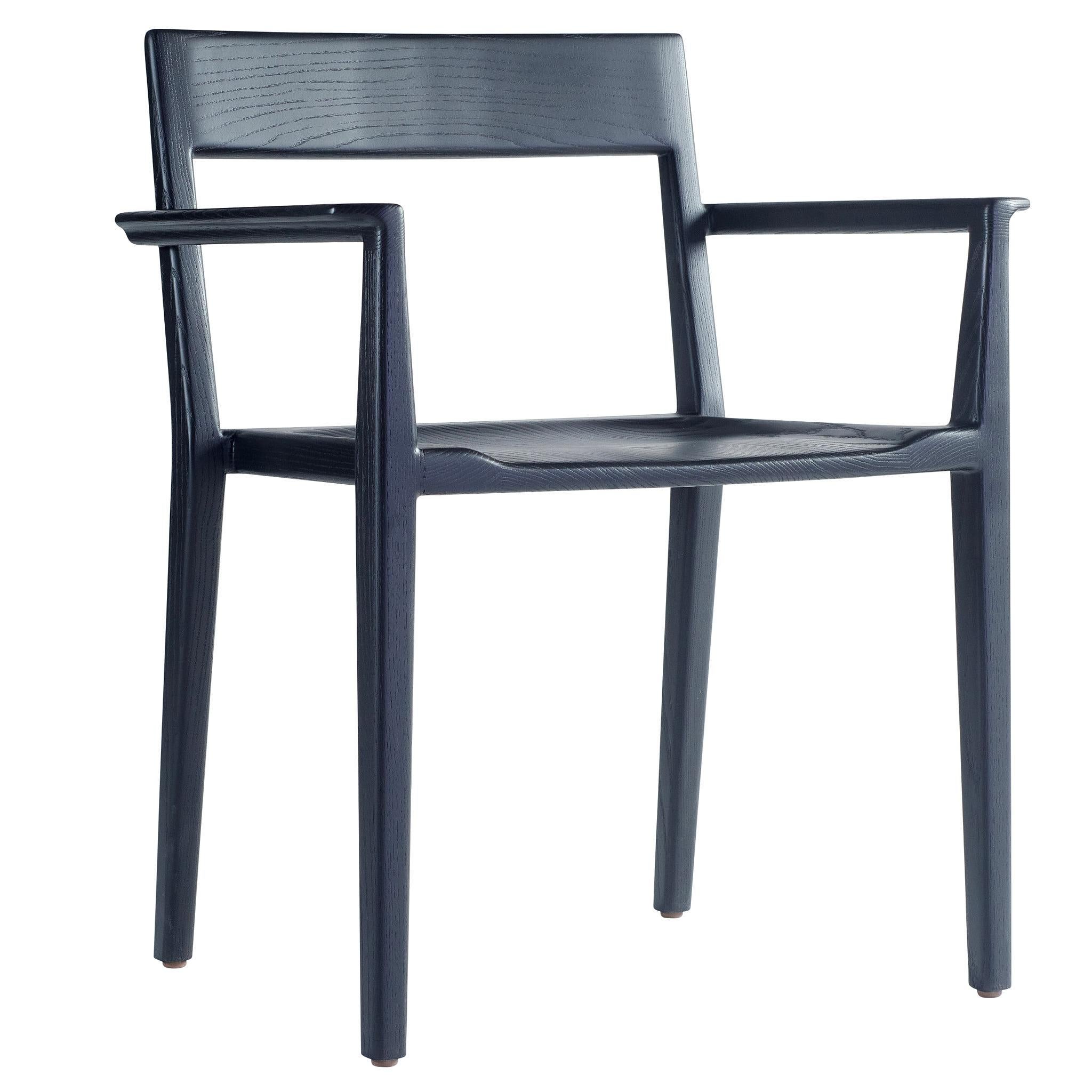 Sillón Kompson de fresno ennegrecido Carpintería en venta