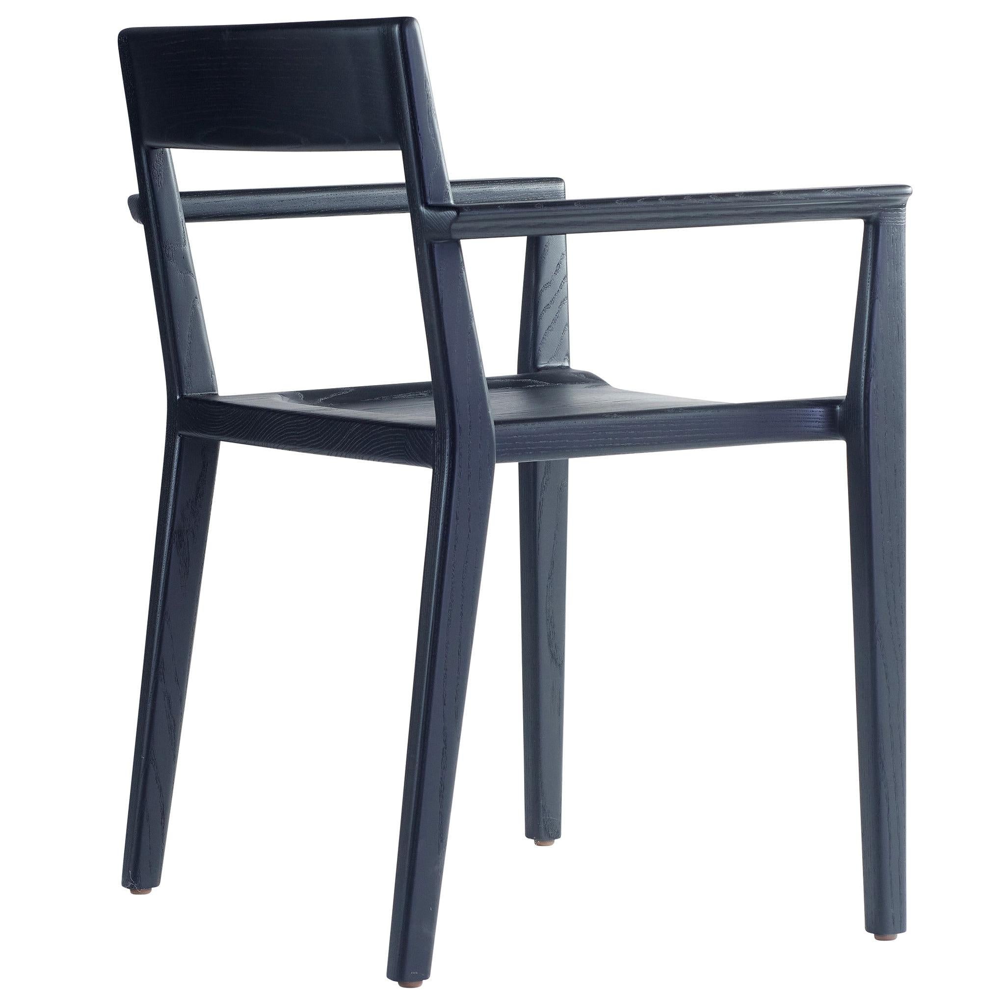 Sillón Kompson de fresno ennegrecido Madera dura en venta