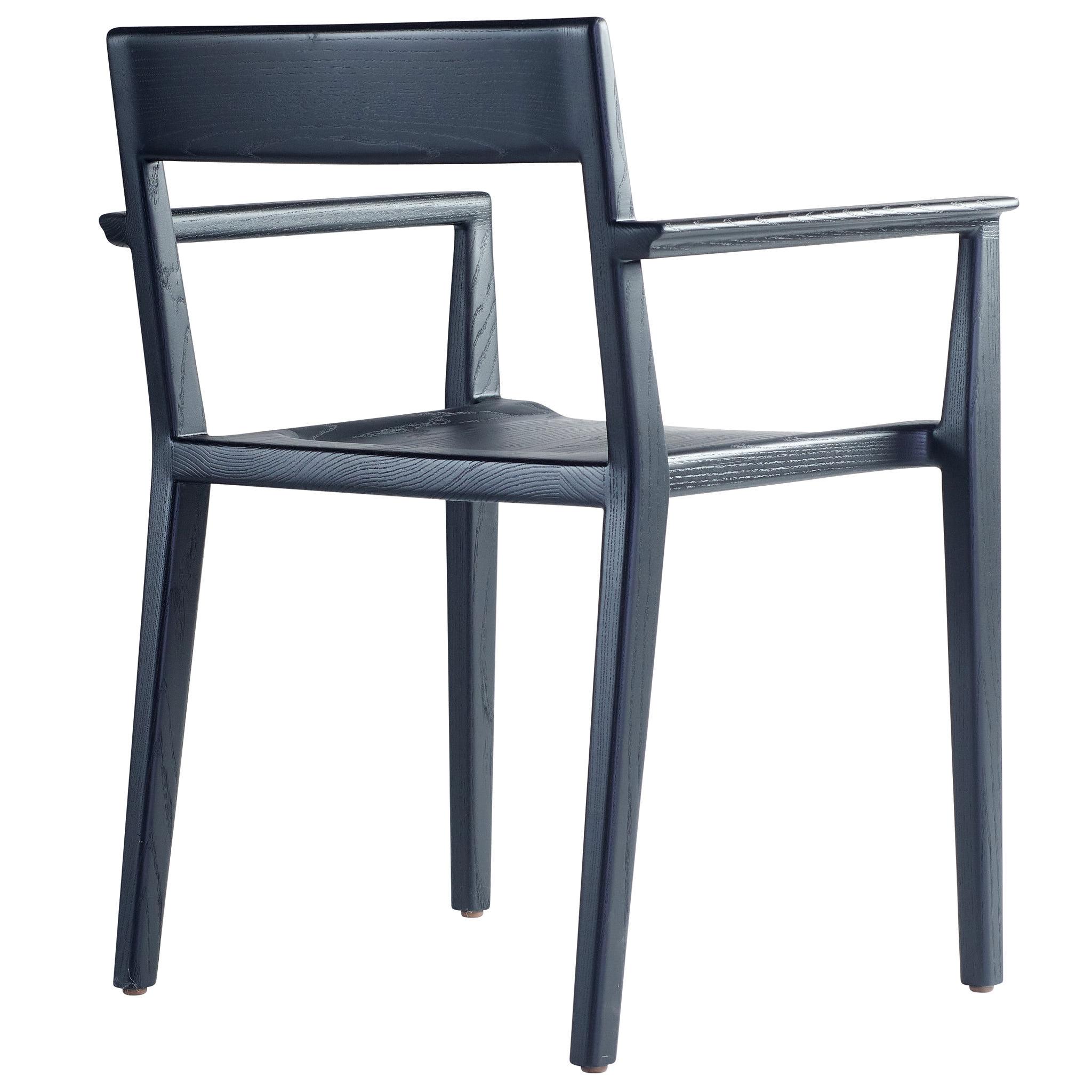 Sillón Kompson de fresno ennegrecido en venta 1