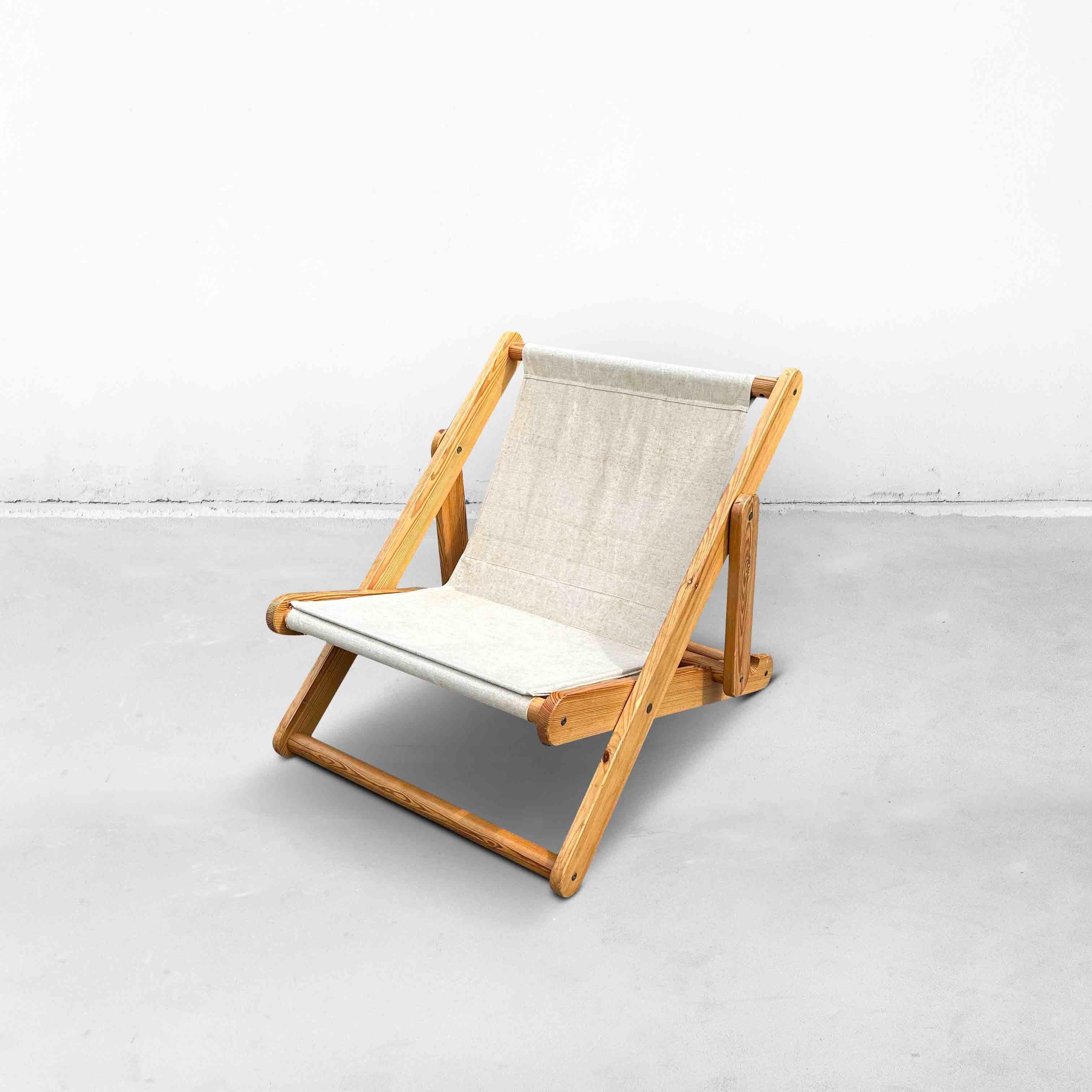 Kon Tiki Lounge Chair by Gillis Lundgren for Ikea, 1970s In Good Condition In Hemiksem, VAN