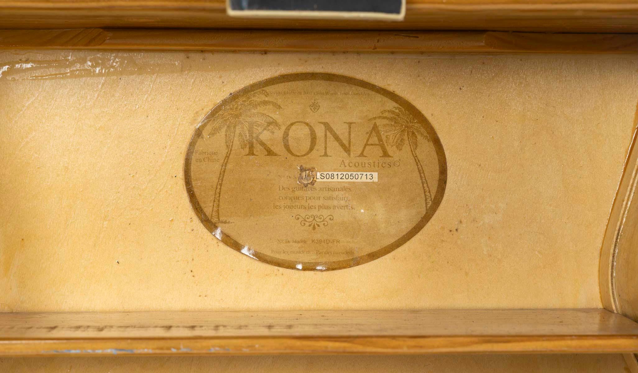 Mid-Century moderno Chitarra Kona trasformata in scaffale, 20° secolo. in vendita