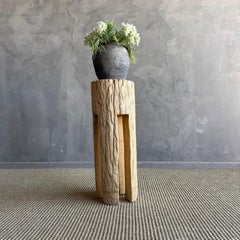 Kona Stump Elm Wood Side Table #C45