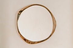 Konekt A. Cepa Wandspiegel 40 "D in Bronze poliert