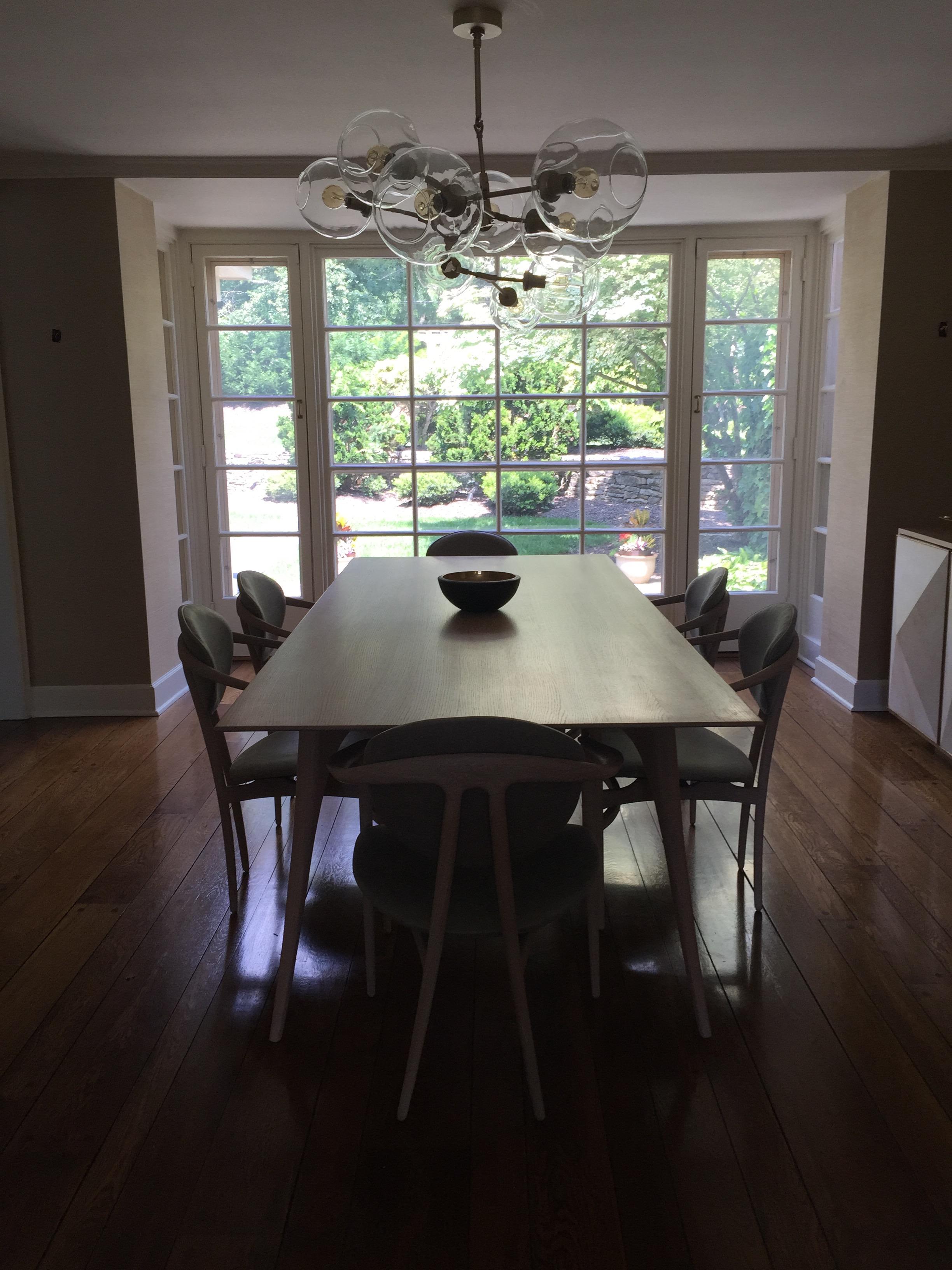 Konekt Gazelle Dining Table in Rift-Cut White Oak (IN STOCK) For Sale 1