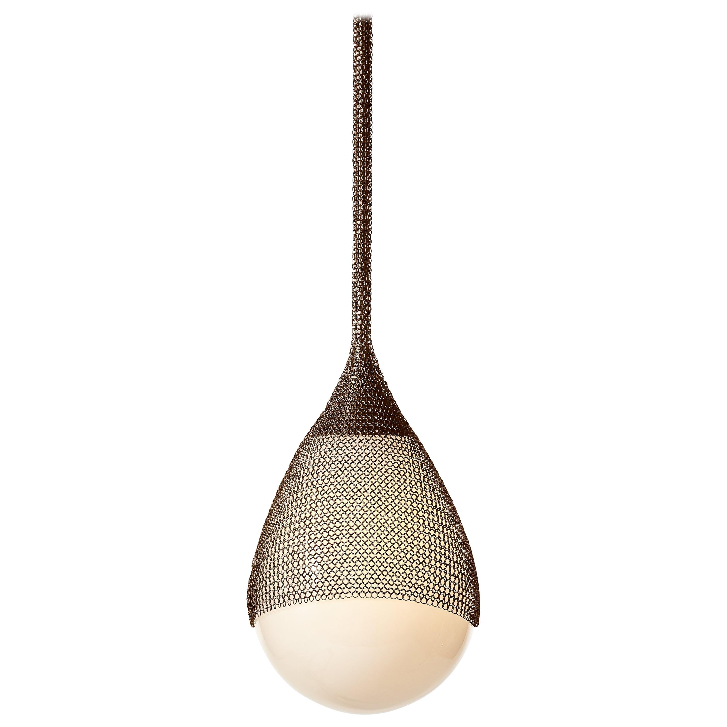 Ciondolo Armor Bronze grande di Konekt in bronzo oliato in vendita