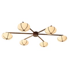 Konekt Rib Chandelier - 6 Flush Mount Konekt Rib Chandelier - 6 Flush Mount