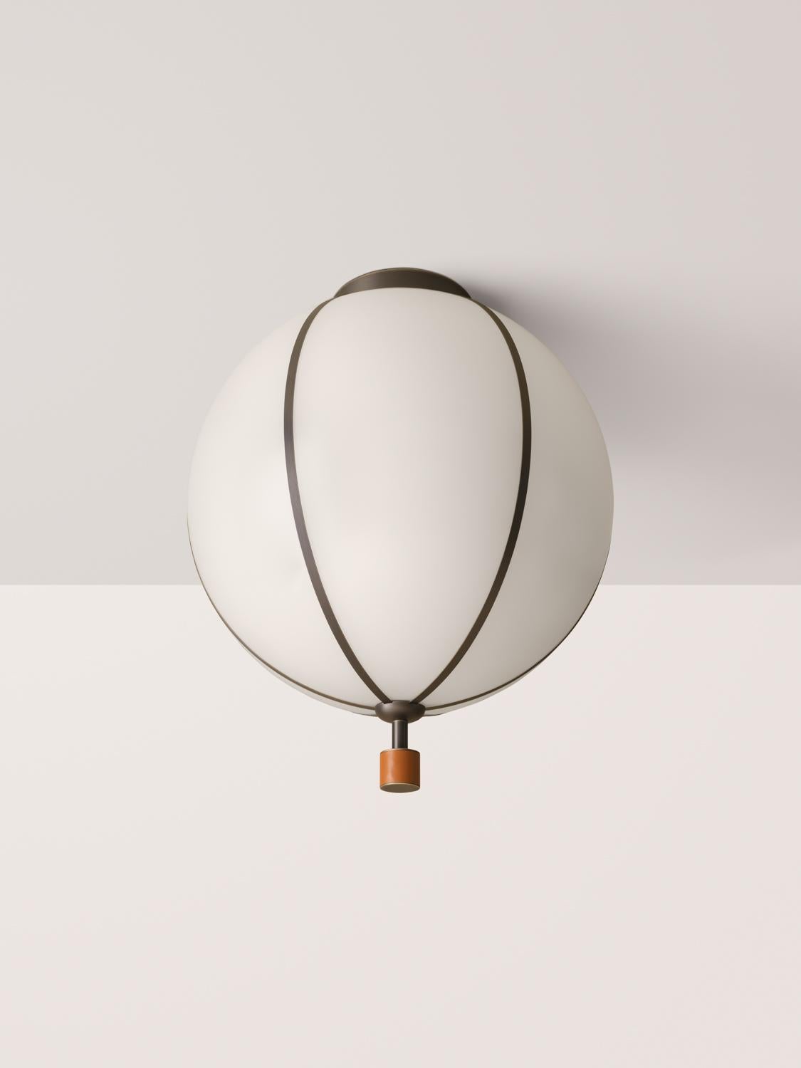 Contemporary Konekt Rib Flush Mount - Large Sphere For Sale